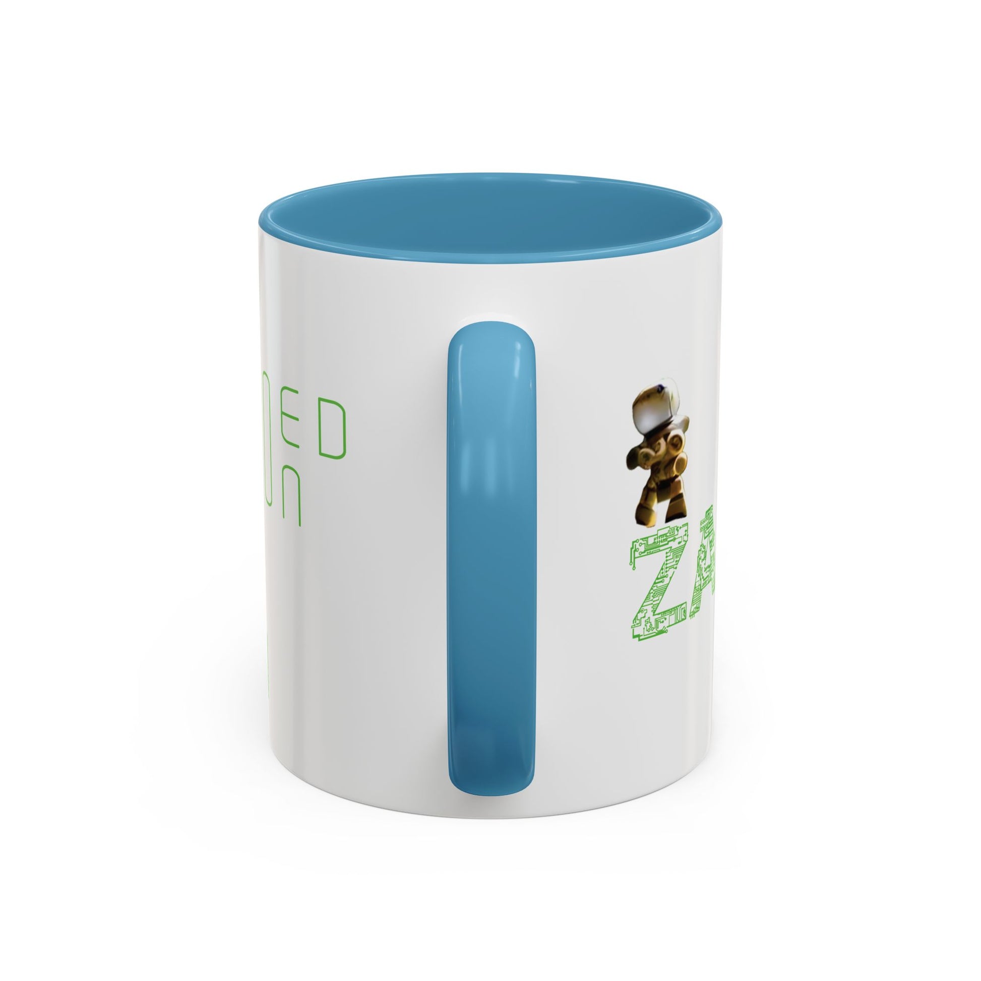 "Zapper" by Tattooed Balloon, Accent Coffee Mug for TB Lovers.