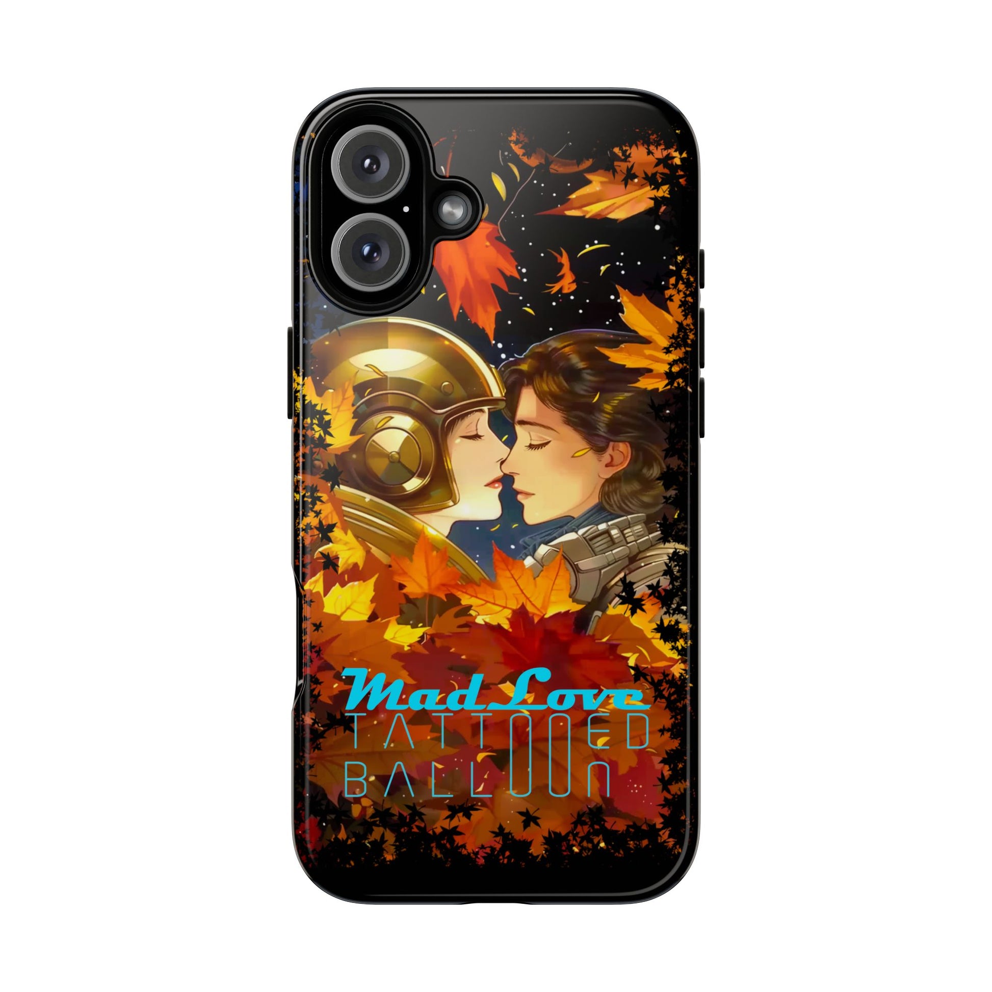 "Mad Love" Phone Case, Fall Themed Phone Accessory, Cute Couple Protector, Seasonal Tech Accessories, Gift for Him or Her