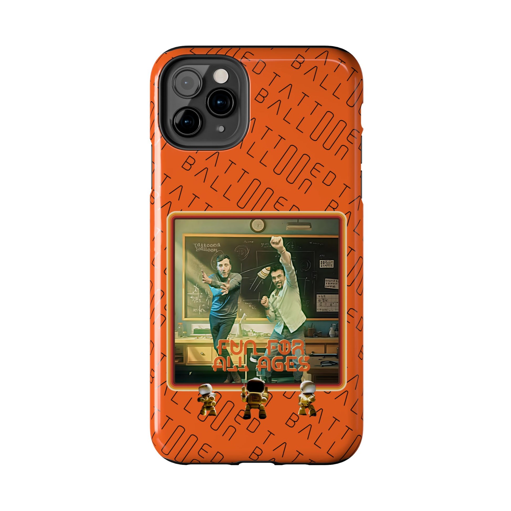 Hypersonic By Tattooed Balloon Now in the Palm of you hand!, Unique Phone Cover Orange
