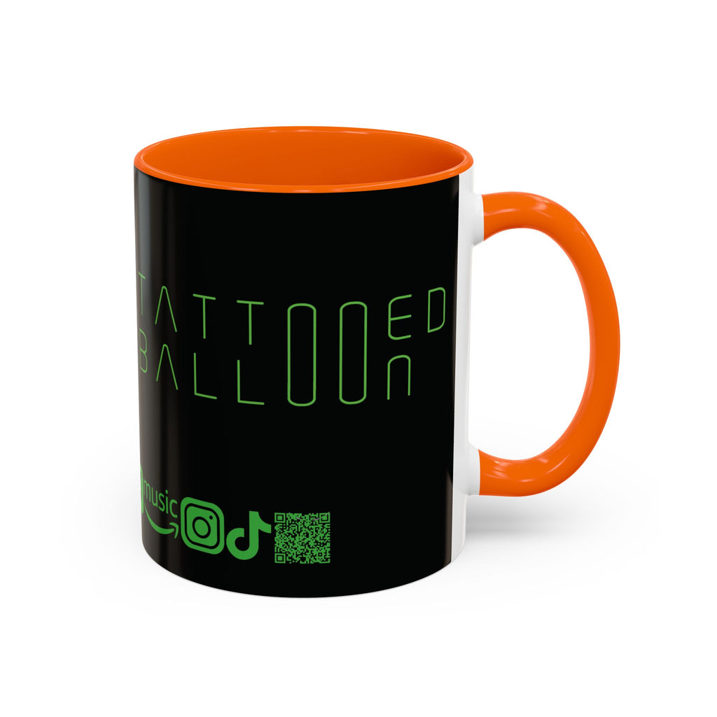 "Zapper" by Tattooed Balloon,  Accent Coffee Mug for TB Lovers