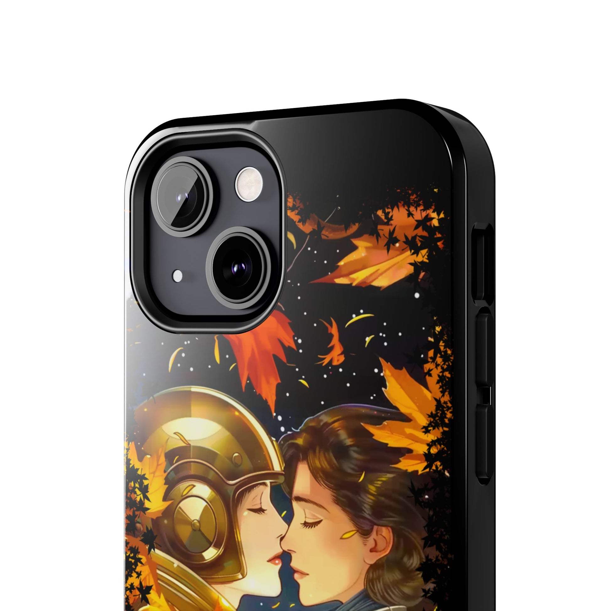 Tattooed Balloon, Unique Phone Covers, Mad Love Design, Autumn Vibes, Romantic Quotes Tough Phone Cases for Her | Fall Accessories, Couple Gifts,
