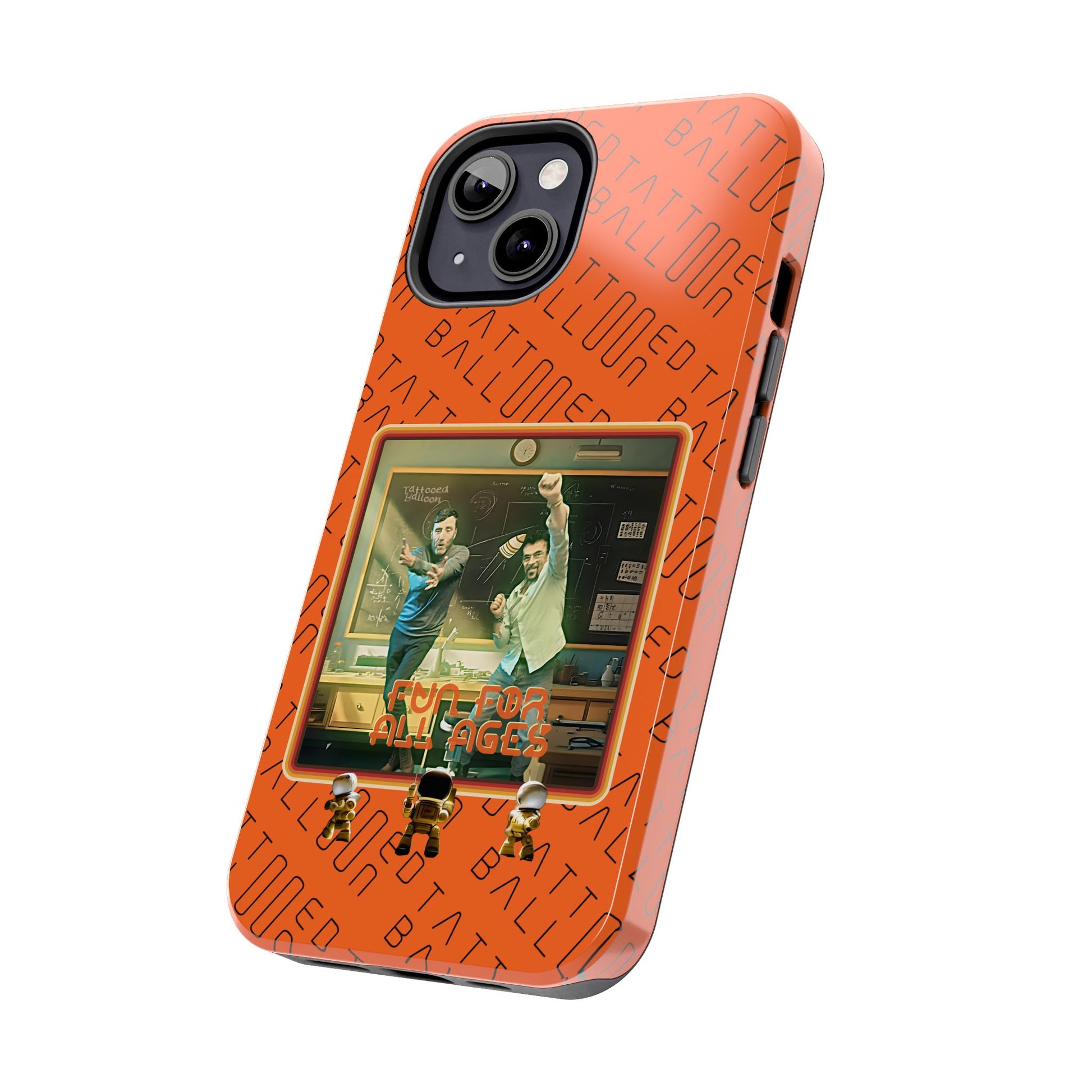 Hypersonic By Tattooed Balloon Now in the Palm of you hand!, Unique Phone Cover Orange