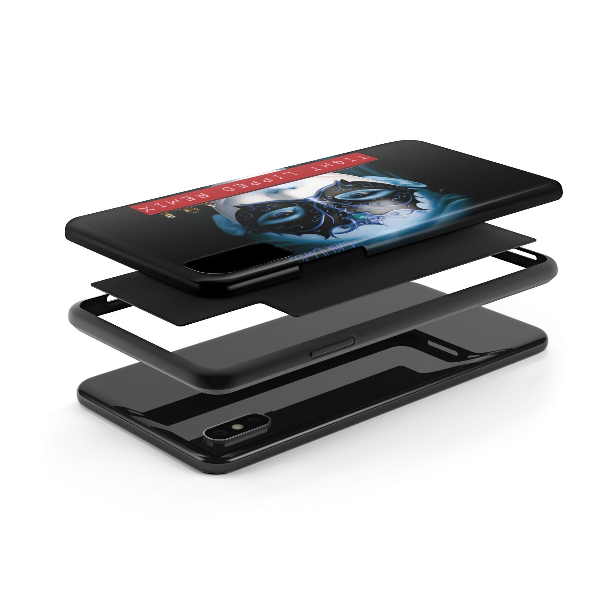 "Judith Darling" By Tattooed Balloon Now in the Palm of you hand!, Unique Phone Cover (Black)