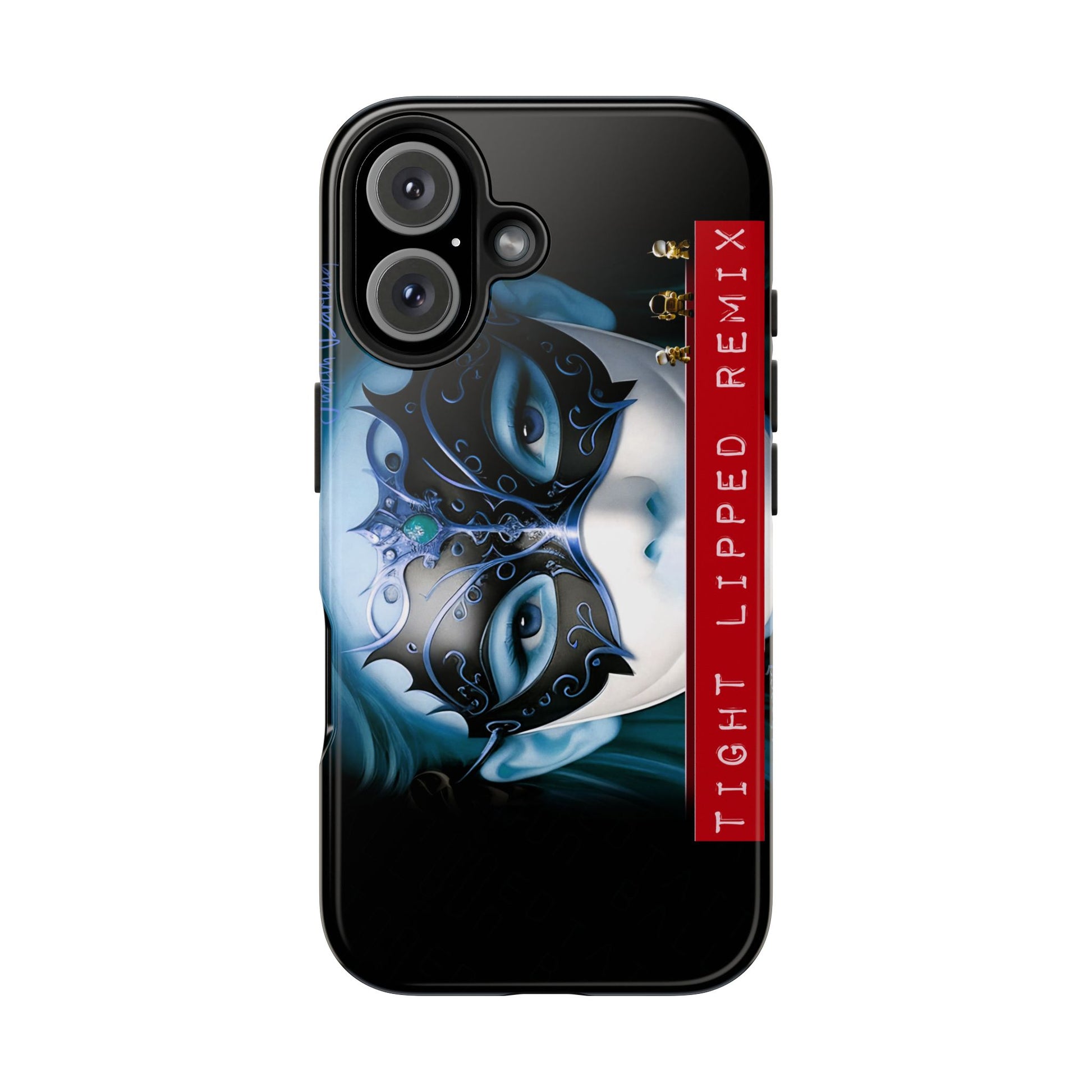 "Judith Darling" By Tattooed Balloon Now in the Palm of you hand!, Unique Phone Cover (Black)