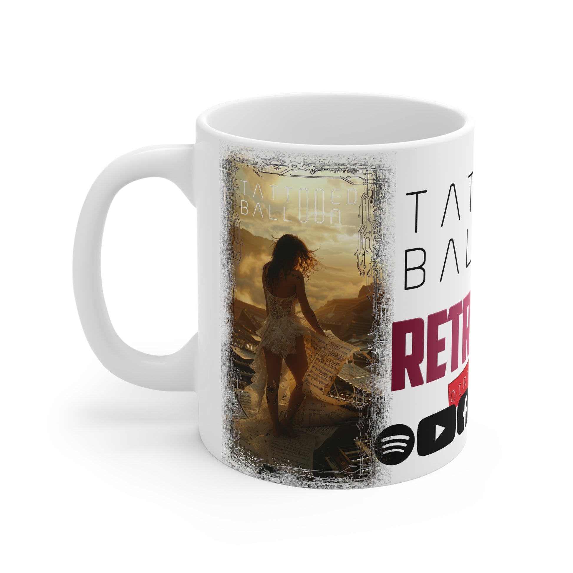 Retro-Active by Tattooed Balloon Your Favourite  Mug!