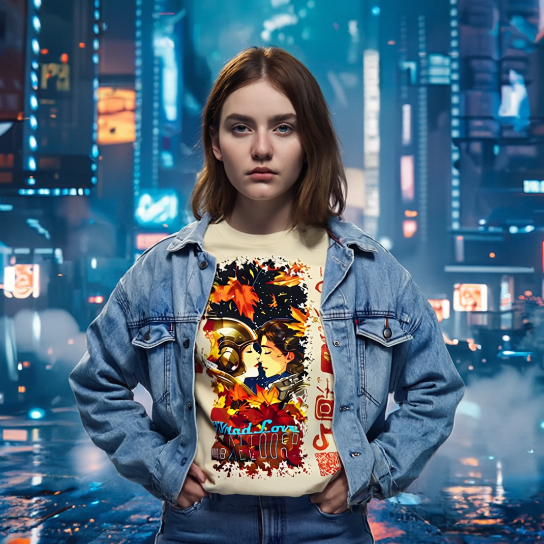 "Mad Love" Tee, by Tattooed Balloon, Fall Vibes,  Social Media Tee, Festival Apparel