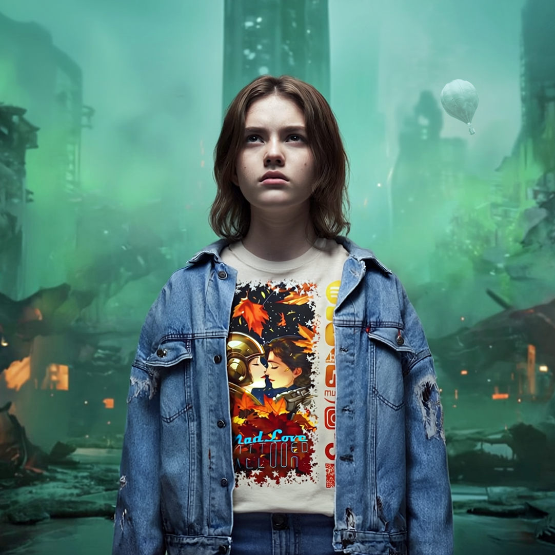 "Mad Love" Tee, by Tattooed Balloon, Fall Vibes,  Social Media Tee, Festival Apparel