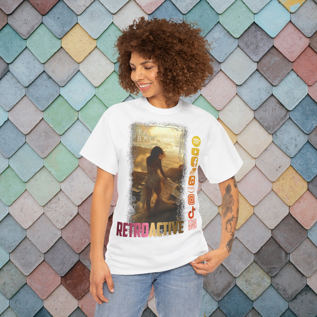 Retro-Active Tee by Tattooed Balloon, Festival Apparel