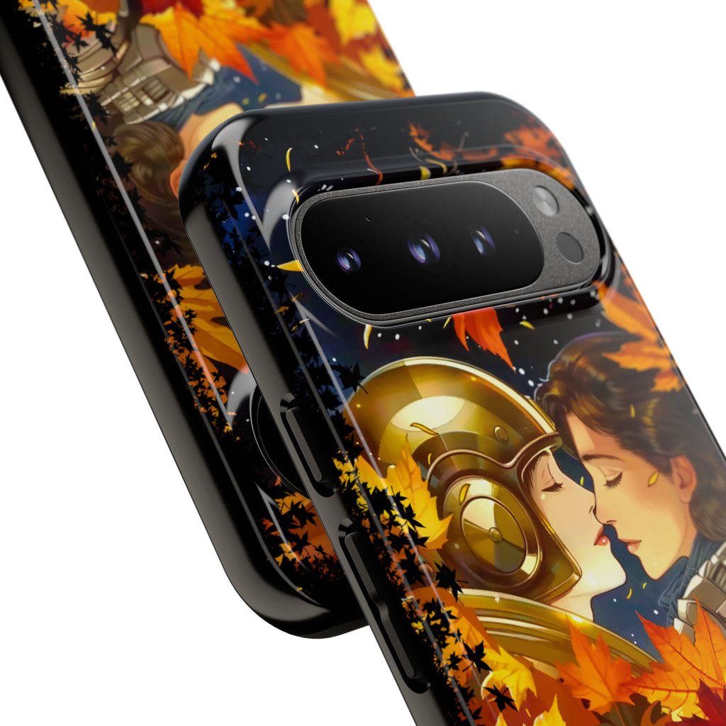 "Mad Love" Phone Case, Fall Themed Phone Accessory, Cute Couple Protector, Seasonal Tech Accessories, Gift for Him or Her