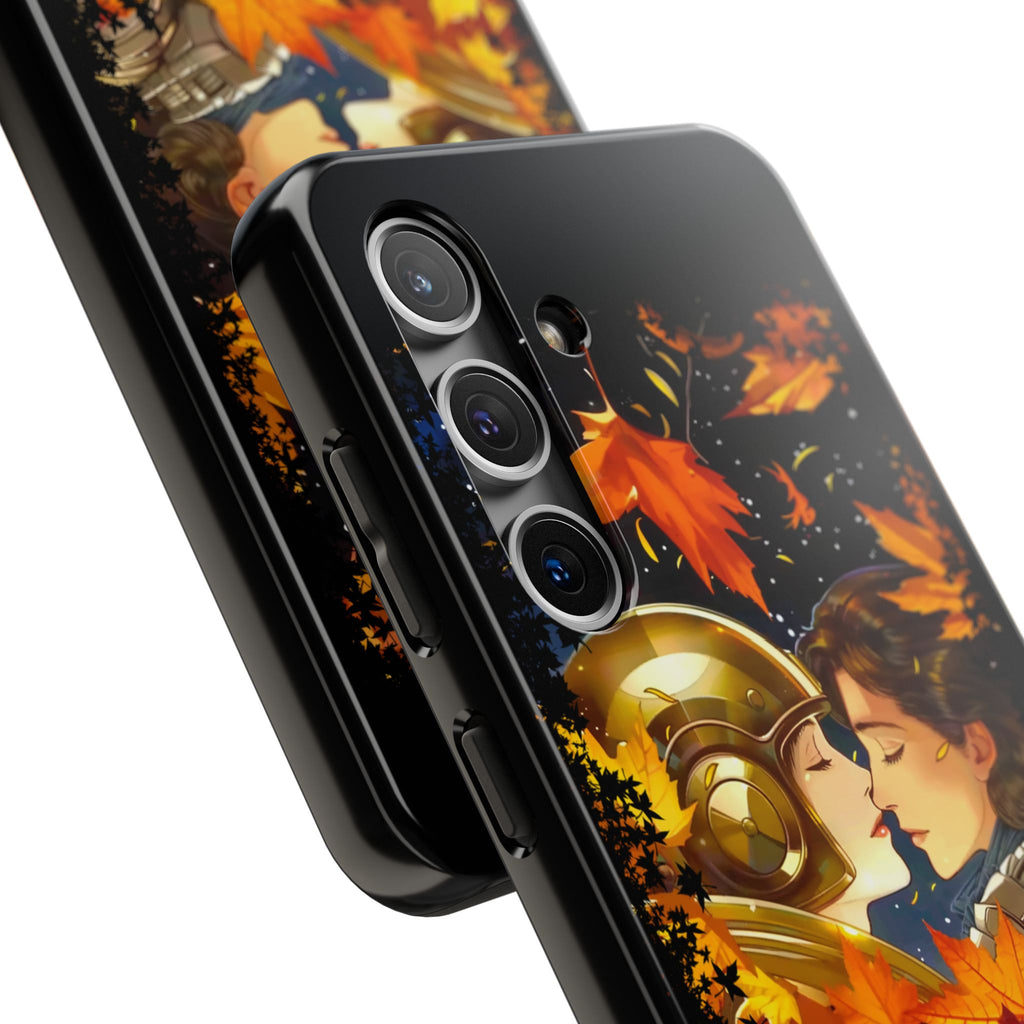 Tattooed Balloon, Unique Phone Covers, Mad Love Design, Autumn Vibes, Romantic Quotes Tough Phone Cases for Her | Fall Accessories, Couple Gifts,