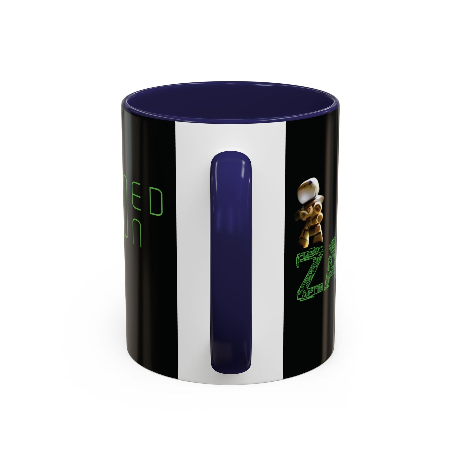 "Zapper" by Tattooed Balloon,  Accent Coffee Mug for TB Lovers