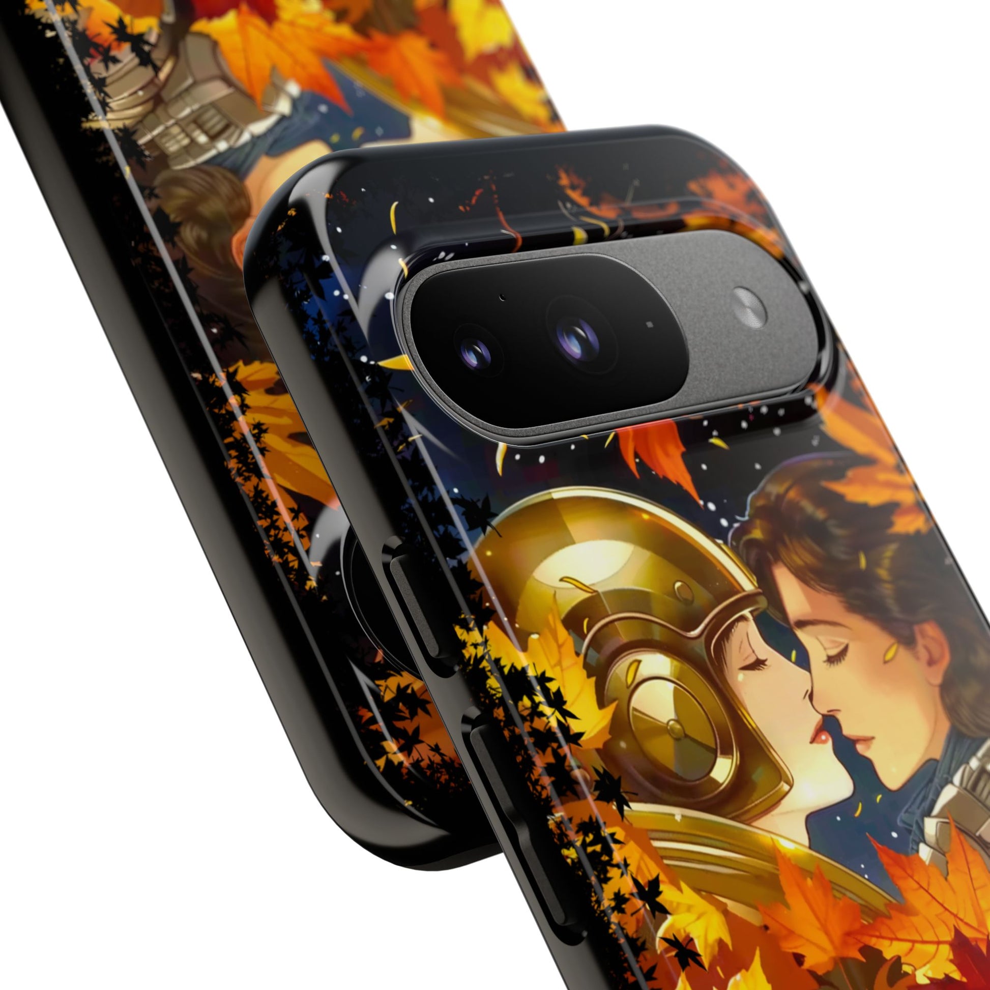 "Mad Love" Phone Case, Fall Themed Phone Accessory, Cute Couple Protector, Seasonal Tech Accessories, Gift for Him or Her