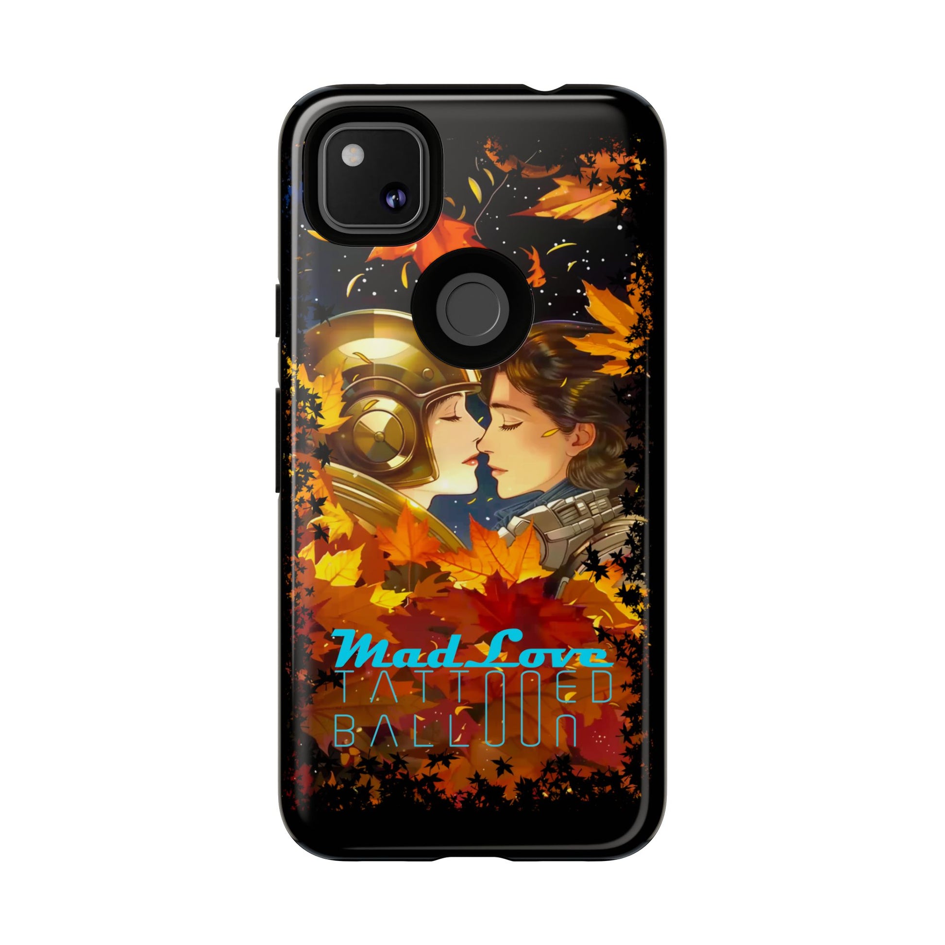 "Mad Love" Phone Case, Fall Themed Phone Accessory, Cute Couple Protector, Seasonal Tech Accessories, Gift for Him or Her
