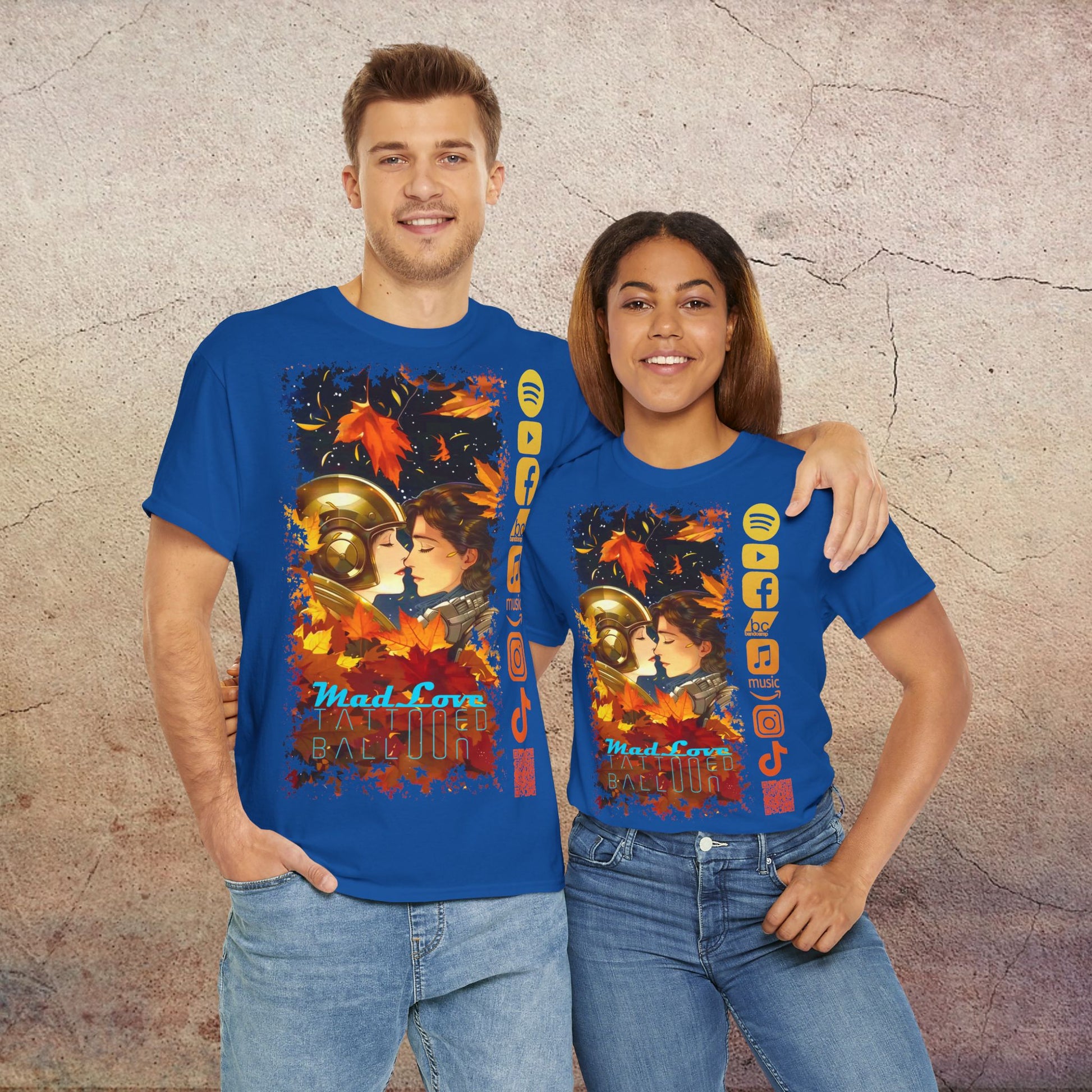 "Mad Love" Tee, by Tattooed Balloon, Fall Vibes,  Social Media Tee, Festival Apparel