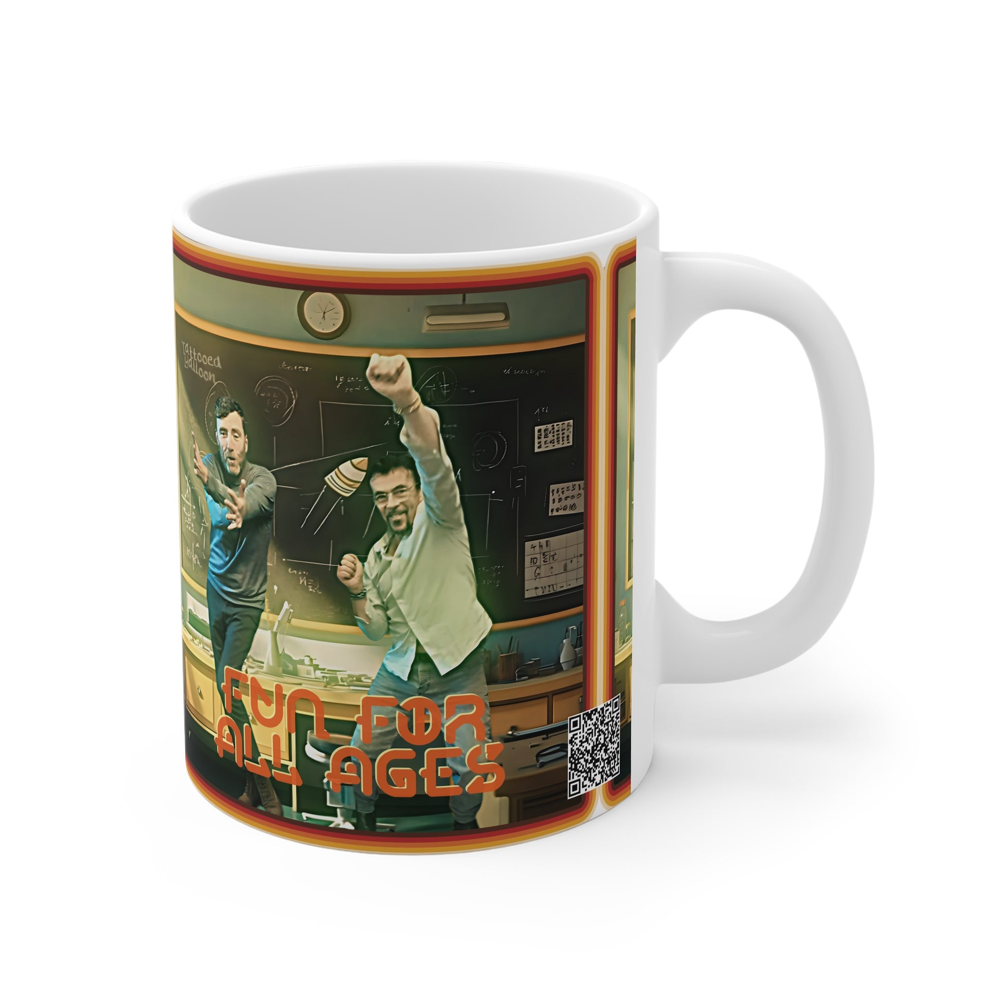 "Fun For All Ages" Album Cover from Tattooed Balloon Promotion Mug