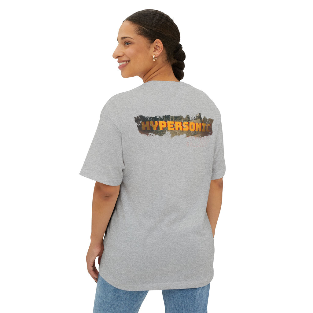 "Hypersonic" from Tattooed Balloons album "Fun For All Ages"  Unisex Oversized Boxy Tee