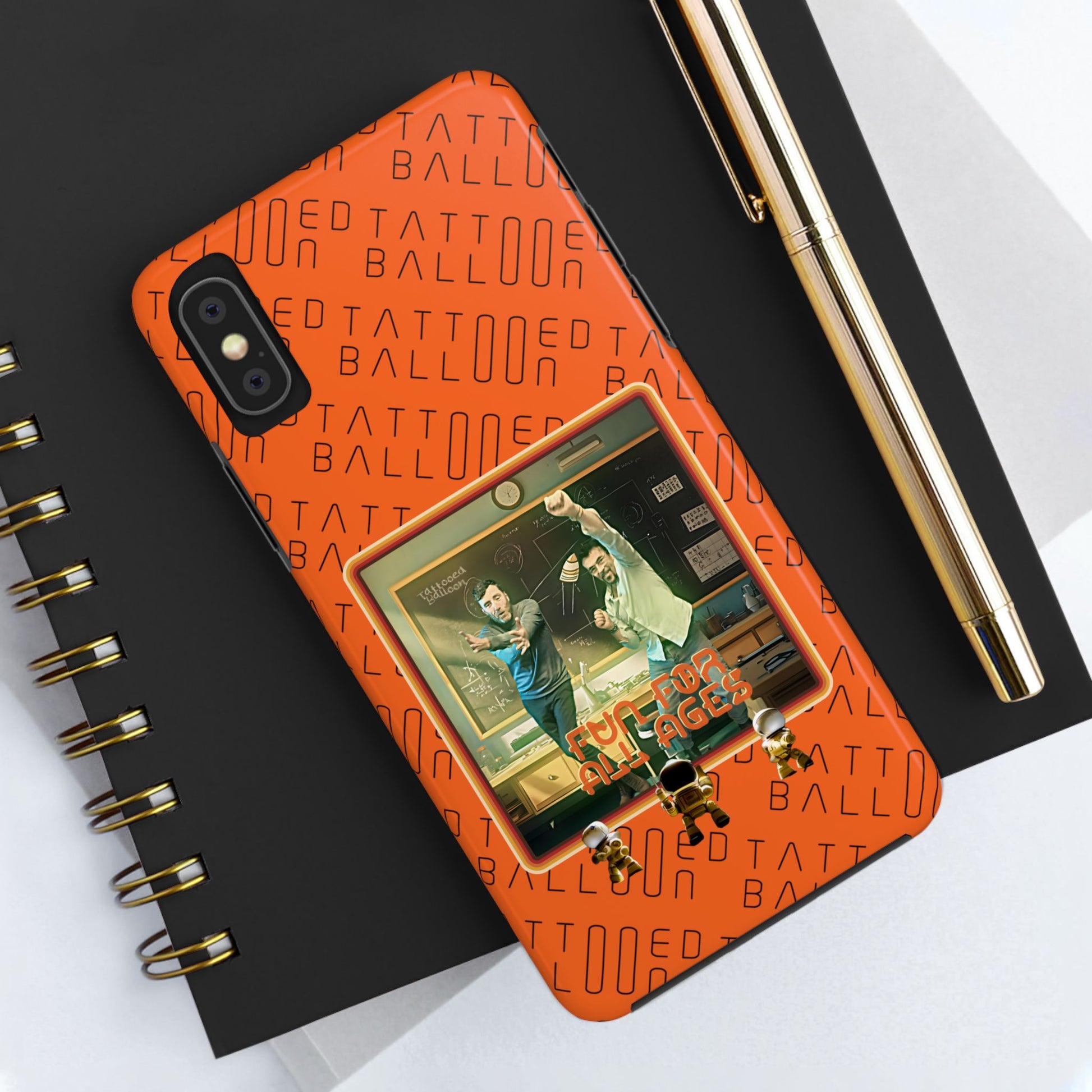 Hypersonic By Tattooed Balloon Now in the Palm of you hand!, Unique Phone Cover Orange