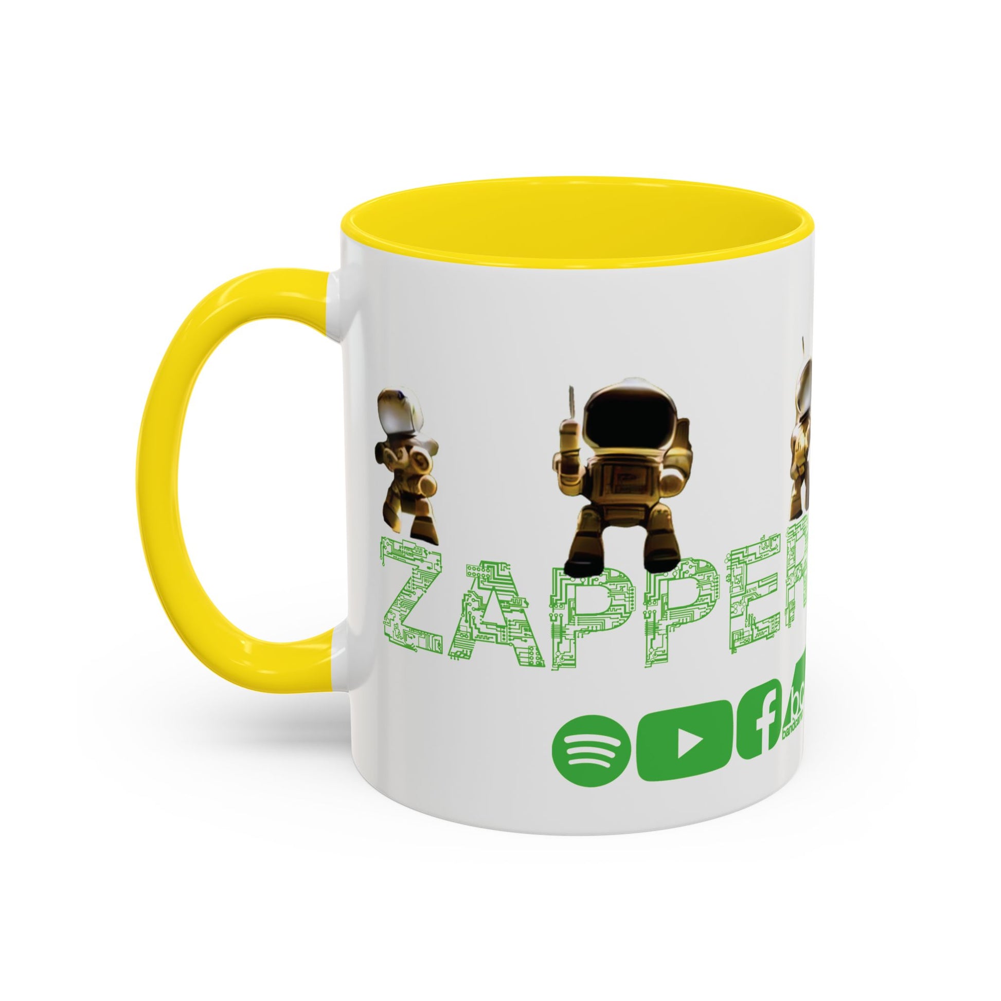"Zapper" by Tattooed Balloon, Accent Coffee Mug for TB Lovers.