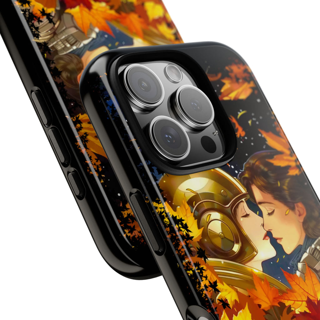 "Mad Love" Phone Case, Fall Themed Phone Accessory, Cute Couple Protector, Seasonal Tech Accessories, Gift for Him or Her