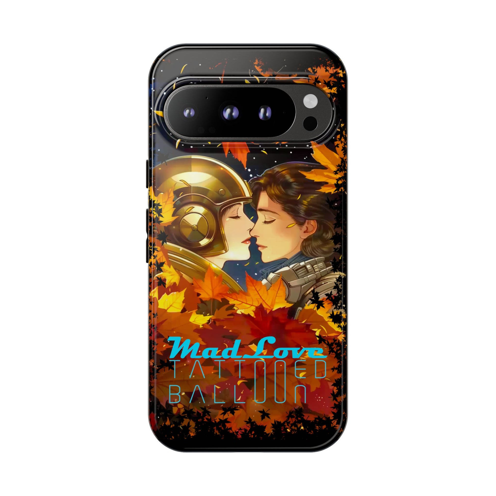 "Mad Love" Phone Case, Fall Themed Phone Accessory, Cute Couple Protector, Seasonal Tech Accessories, Gift for Him or Her