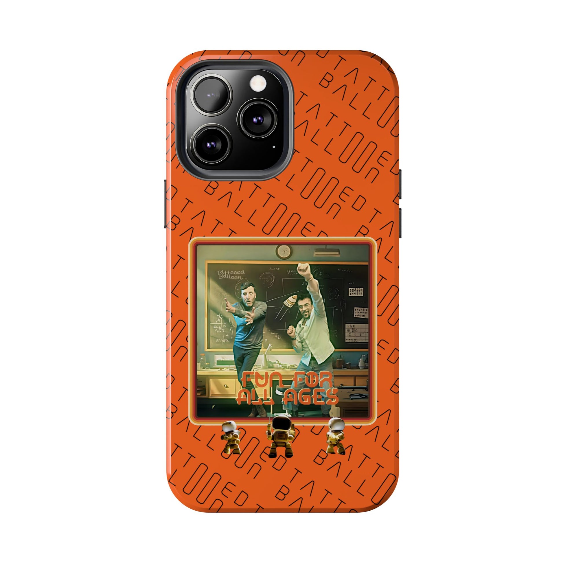 Hypersonic By Tattooed Balloon Now in the Palm of you hand!, Unique Phone Cover Orange