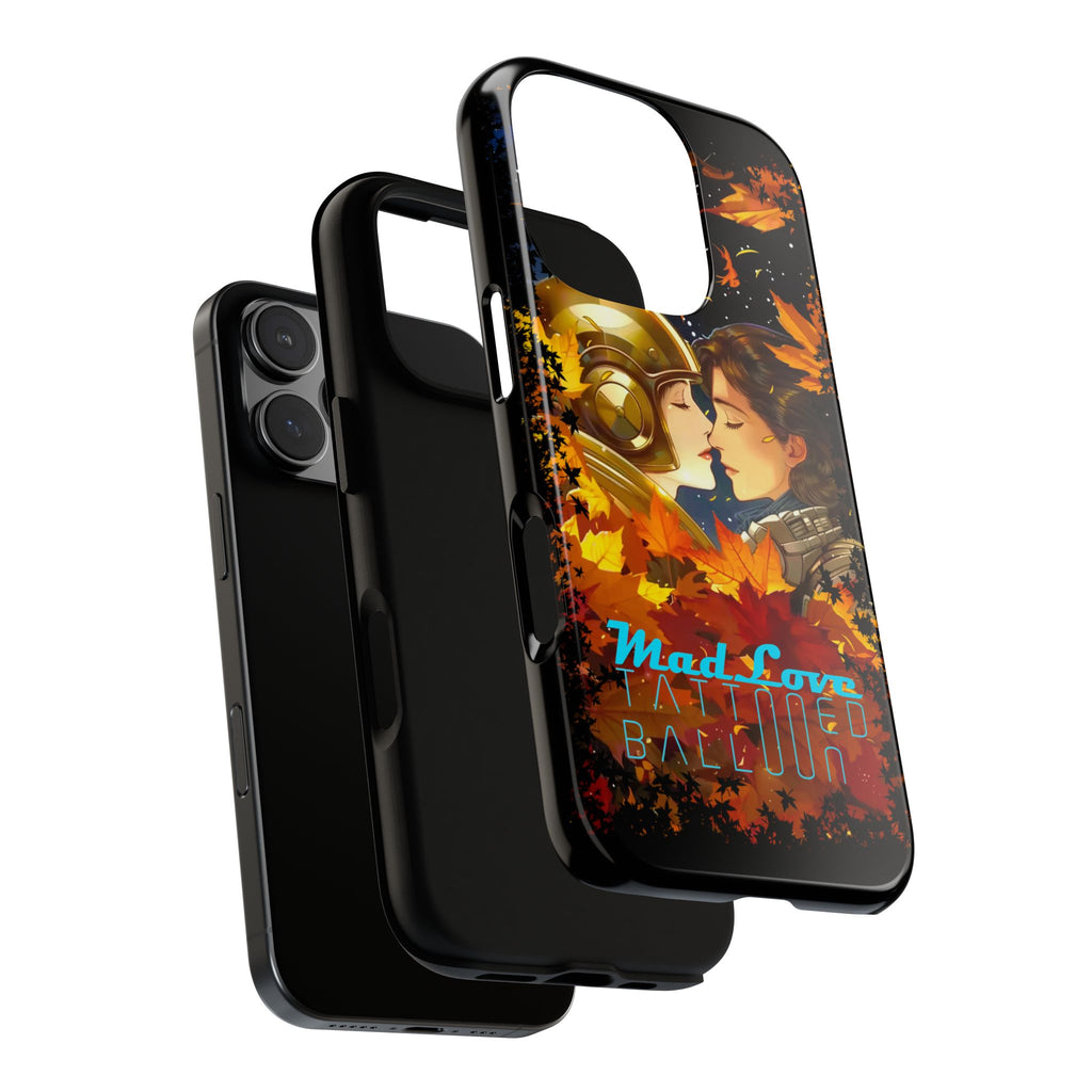 "Mad Love" Phone Case, Fall Themed Phone Accessory, Cute Couple Protector, Seasonal Tech Accessories, Gift for Him or Her