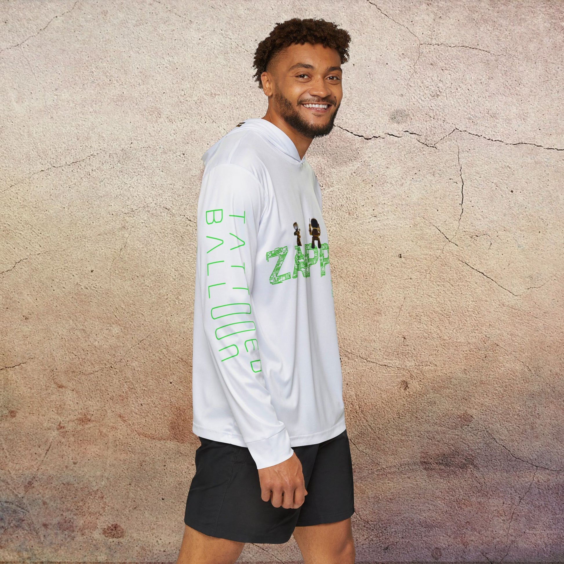 Warmup With "Zapper" Hoodie - Perfect for Gym, Casual Wear, Sports Events, Gifts, Streetwear, Fitness Enthusiasts