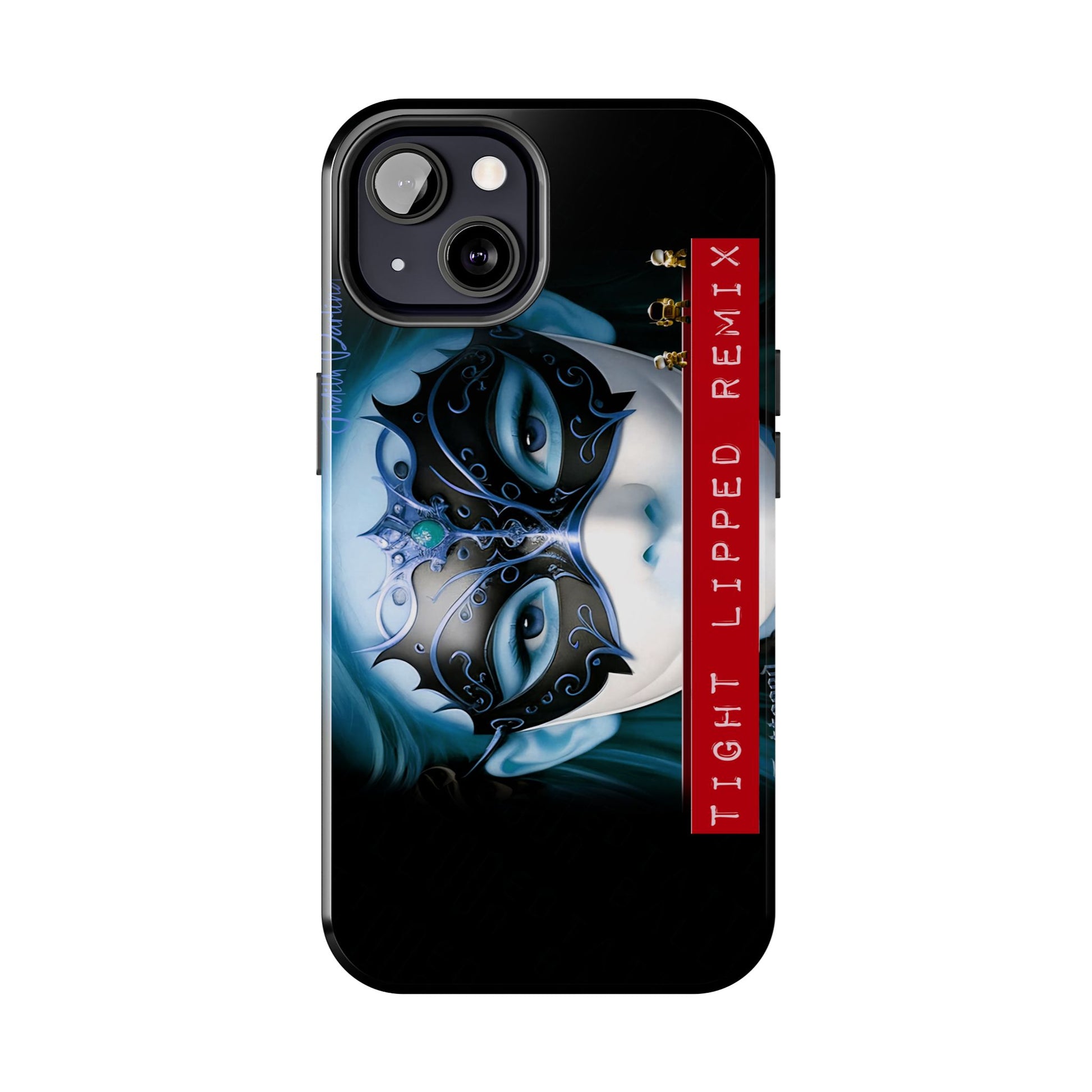 "Judith Darling" By Tattooed Balloon Now in the Palm of you hand!, Unique Phone Cover (Black)