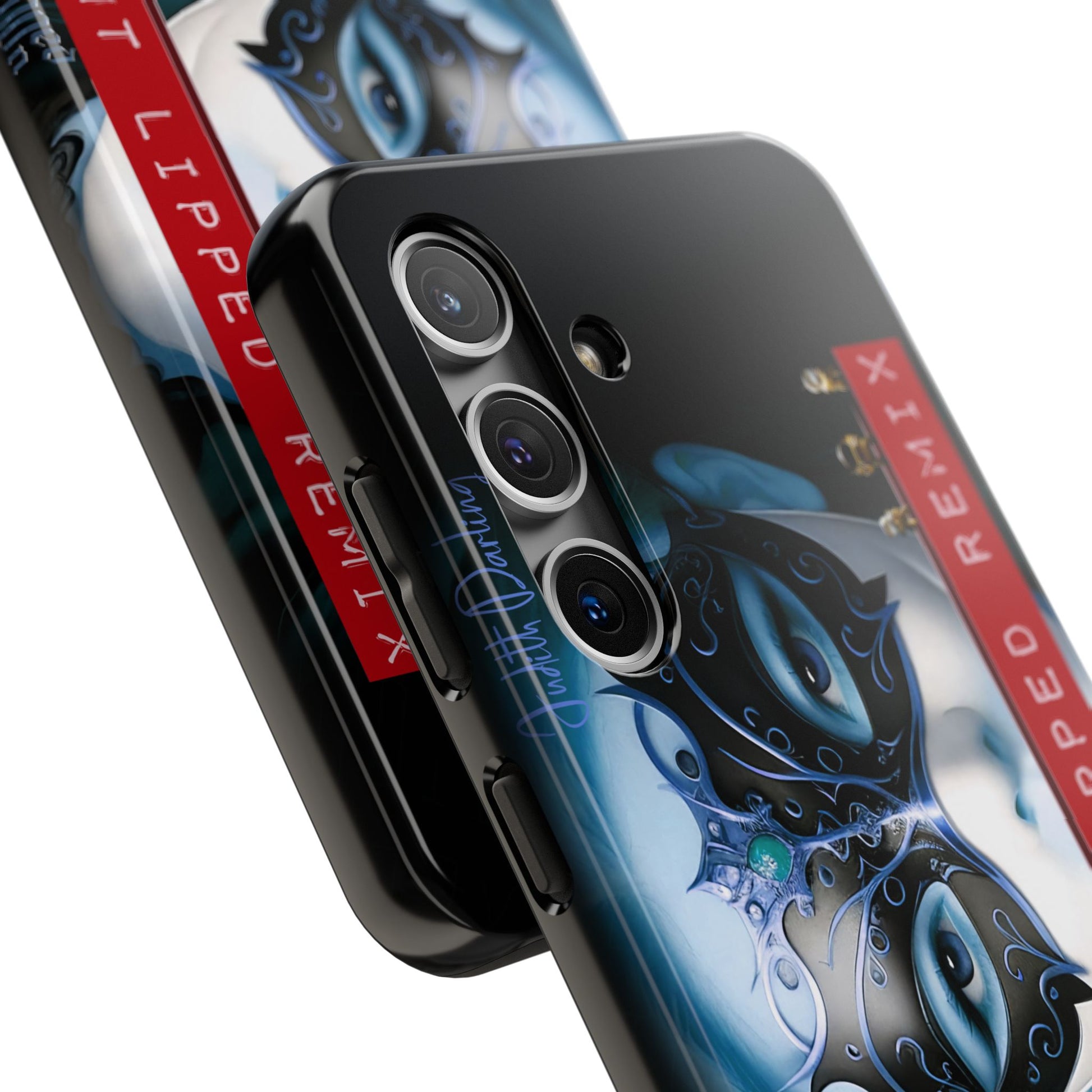 "Judith Darling" By Tattooed Balloon Now in the Palm of you hand!, Unique Phone Cover (Black)