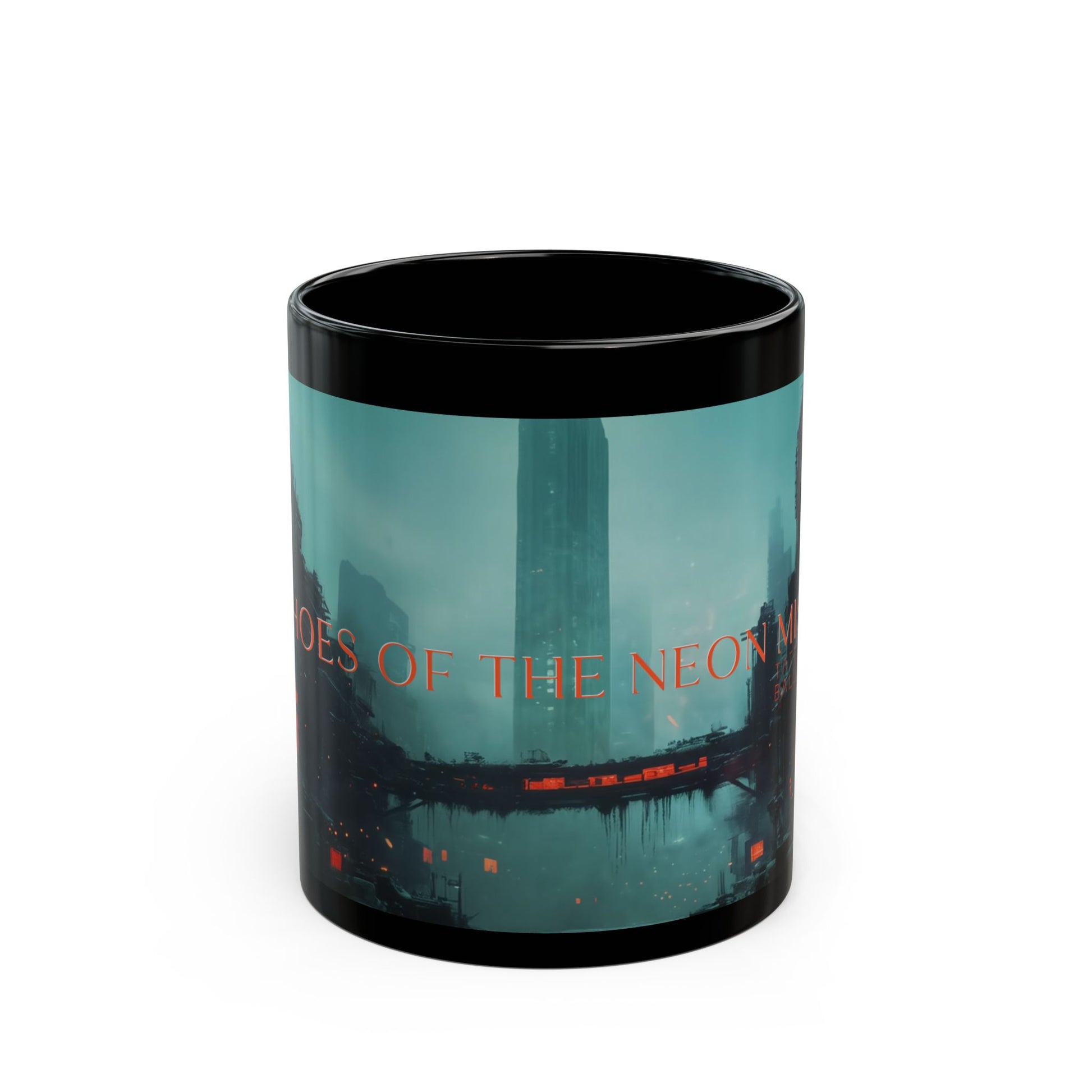 Echoes Of The Neon Mist, Unique Gift for TB Lovers,  Retro Coffee Cup