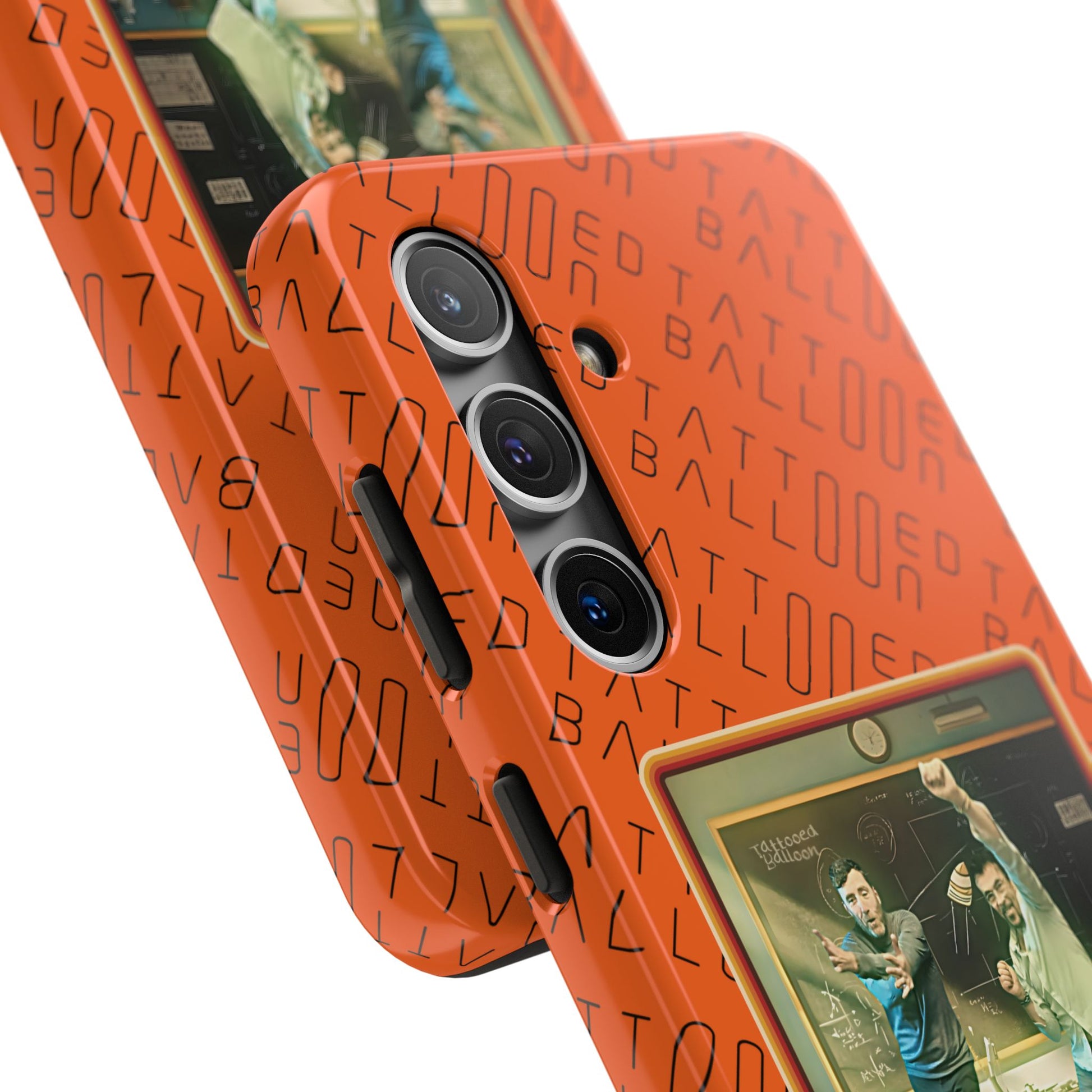 Hypersonic By Tattooed Balloon Now in the Palm of you hand!, Unique Phone Cover Orange