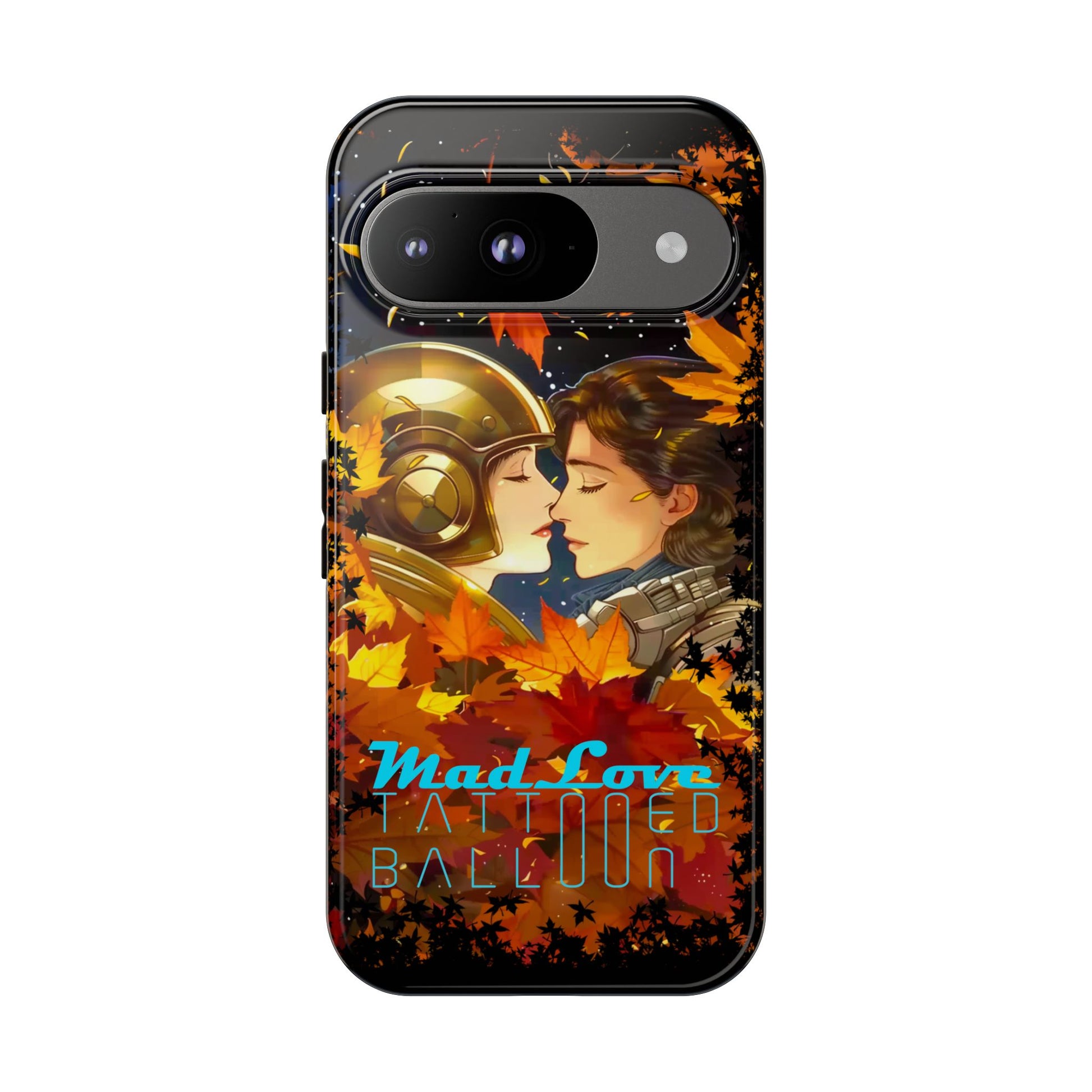 "Mad Love" Phone Case, Fall Themed Phone Accessory, Cute Couple Protector, Seasonal Tech Accessories, Gift for Him or Her