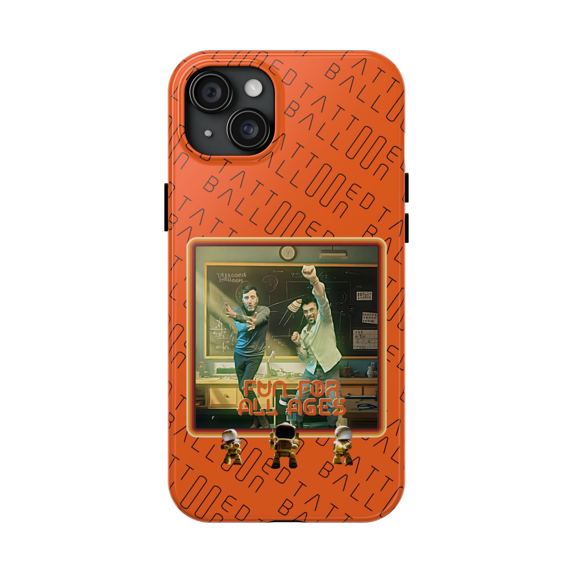 Hypersonic By Tattooed Balloon Now in the Palm of you hand!, Unique Phone Cover Orange