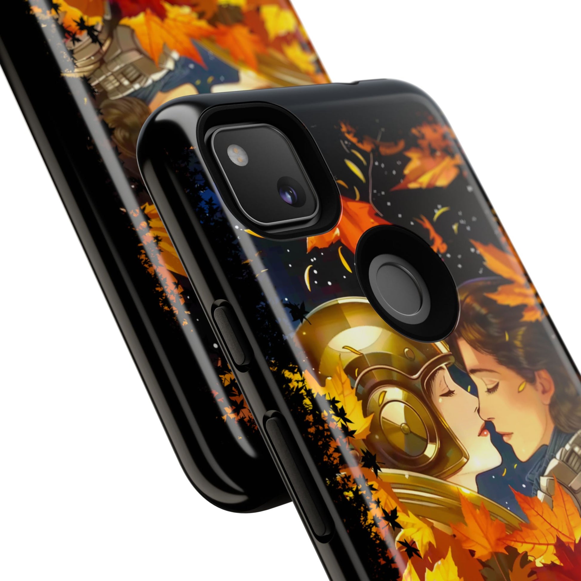 "Mad Love" Phone Case, Fall Themed Phone Accessory, Cute Couple Protector, Seasonal Tech Accessories, Gift for Him or Her