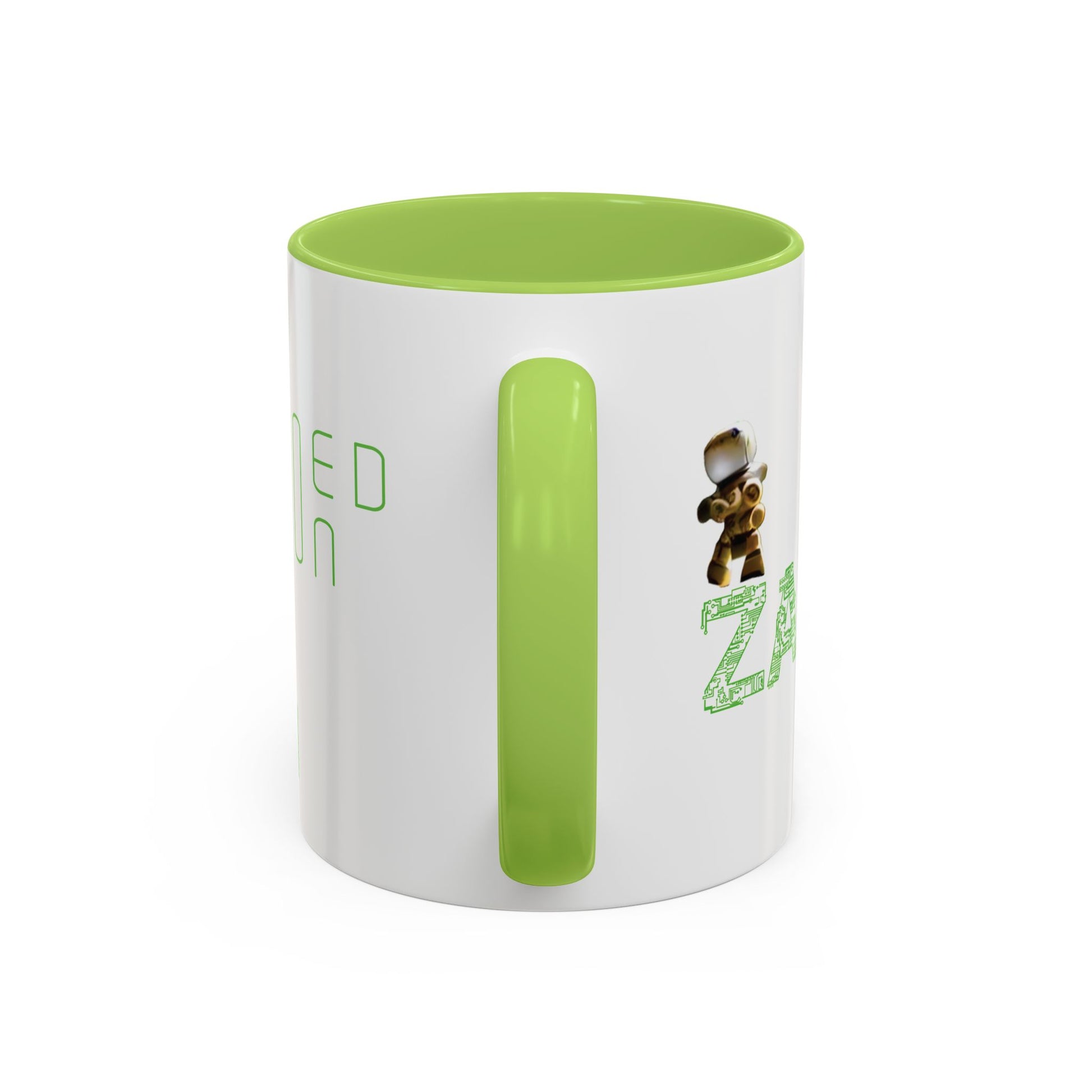 "Zapper" by Tattooed Balloon, Accent Coffee Mug for TB Lovers.