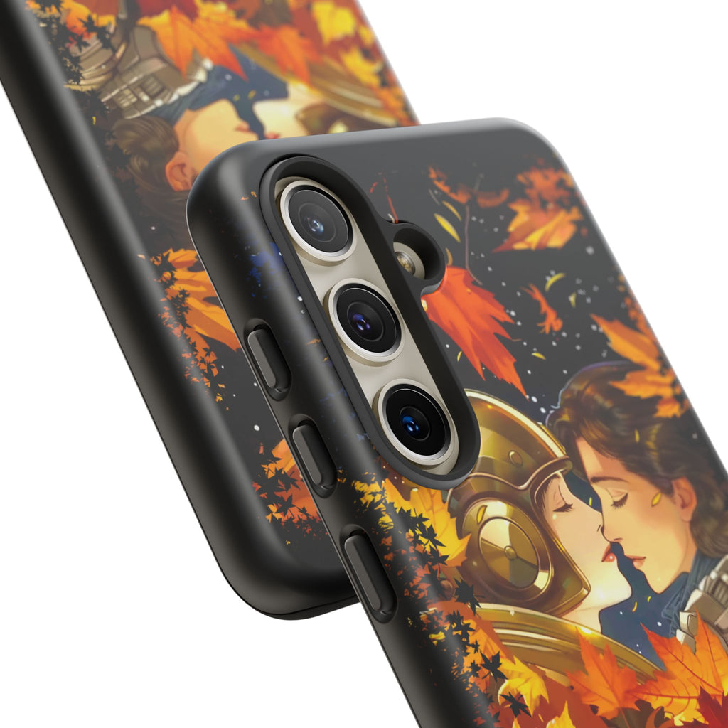 "Mad Love" Phone Case, Fall Themed Phone Accessory, Cute Couple Protector, Seasonal Tech Accessories, Gift for Him or Her