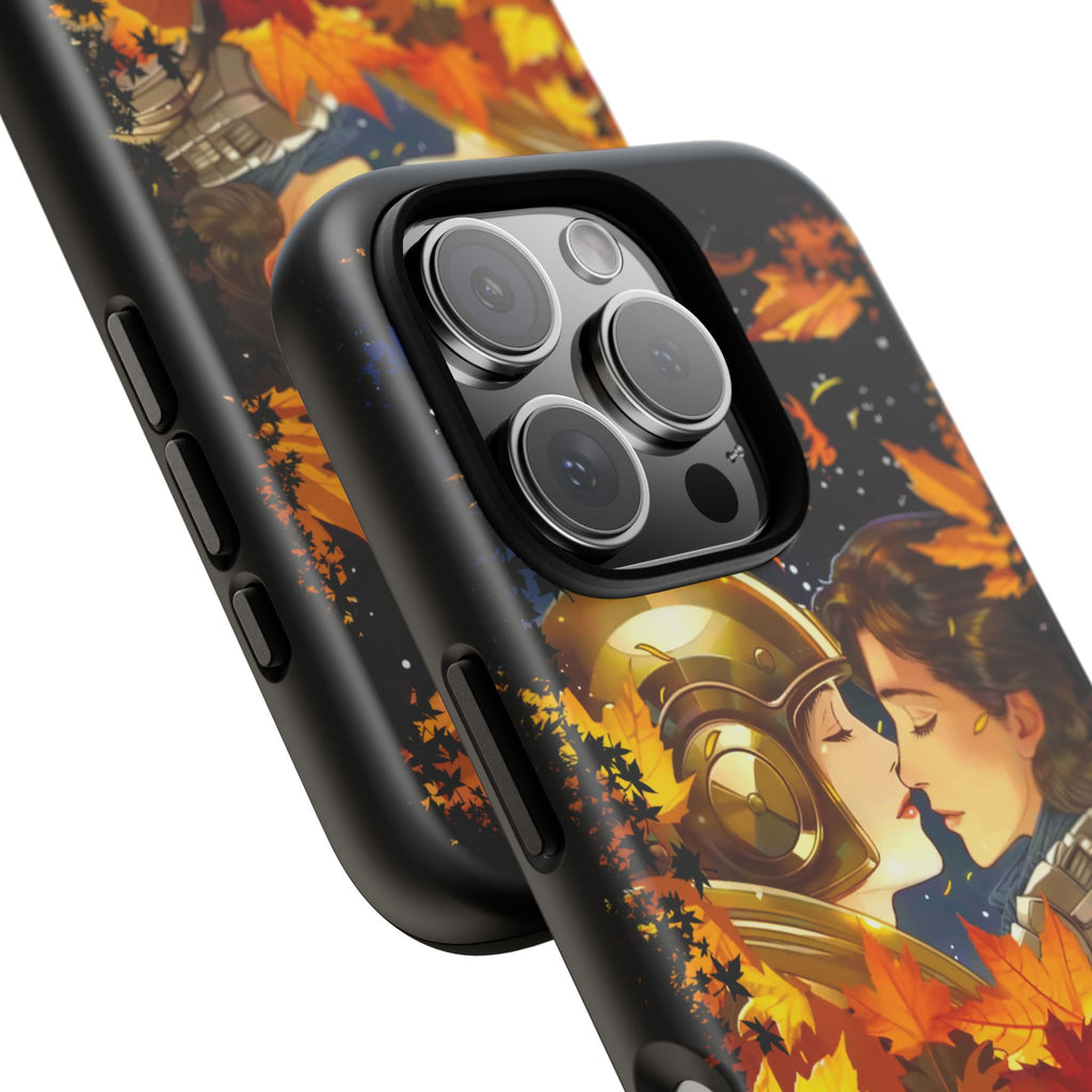 "Mad Love" Phone Case, Fall Themed Phone Accessory, Cute Couple Protector, Seasonal Tech Accessories, Gift for Him or Her