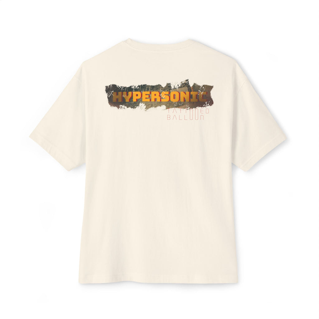 "Hypersonic" from Tattooed Balloons album "Fun For All Ages"  Unisex Oversized Boxy Tee
