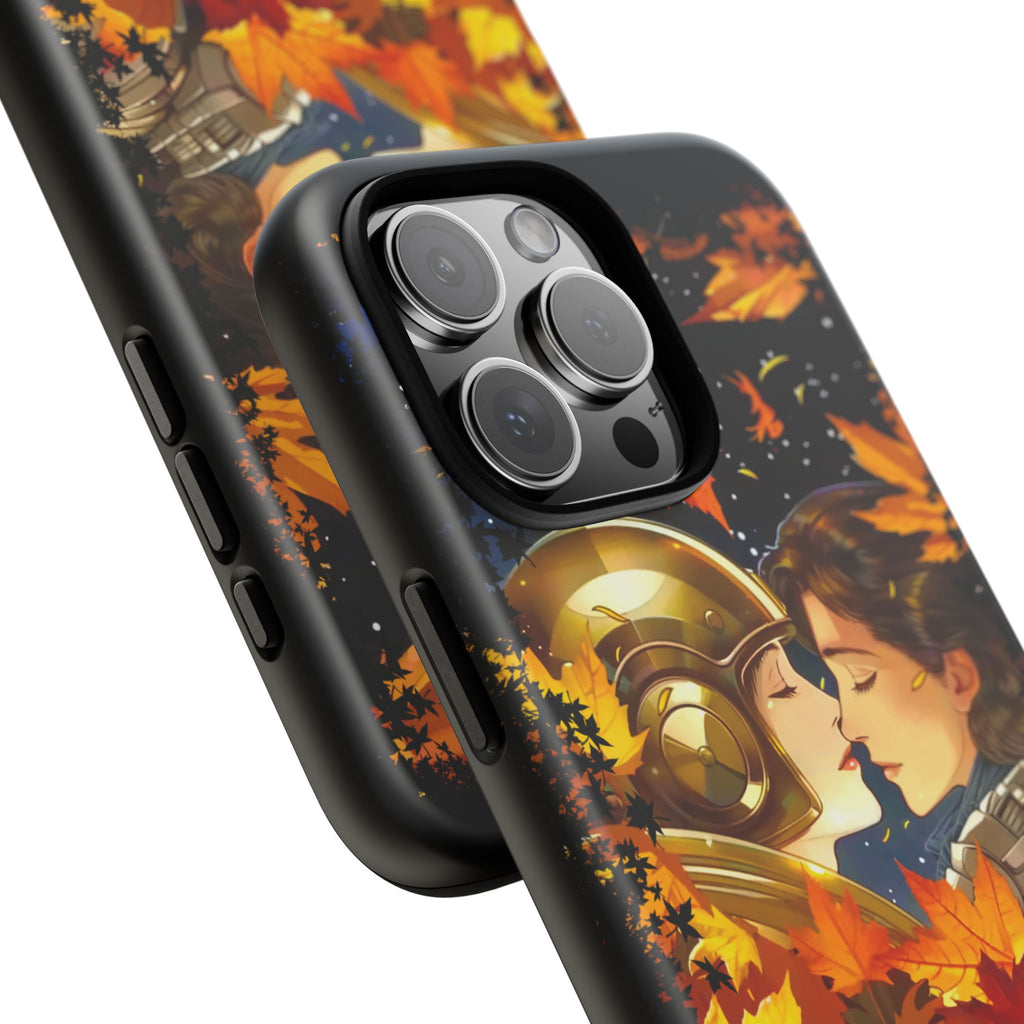 "Mad Love" Phone Case, Fall Themed Phone Accessory, Cute Couple Protector, Seasonal Tech Accessories, Gift for Him or Her