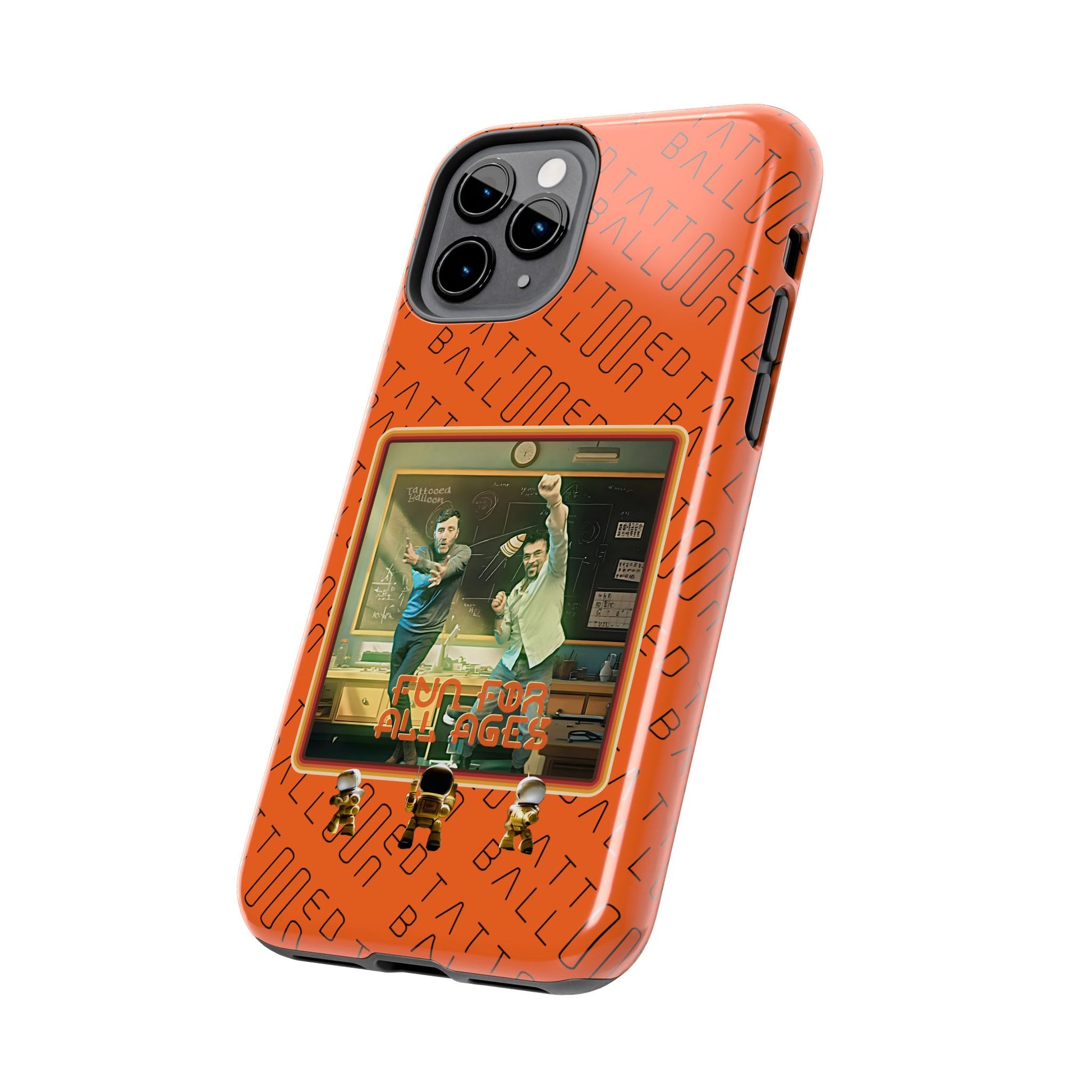 Hypersonic By Tattooed Balloon Now in the Palm of you hand!, Unique Phone Cover Orange