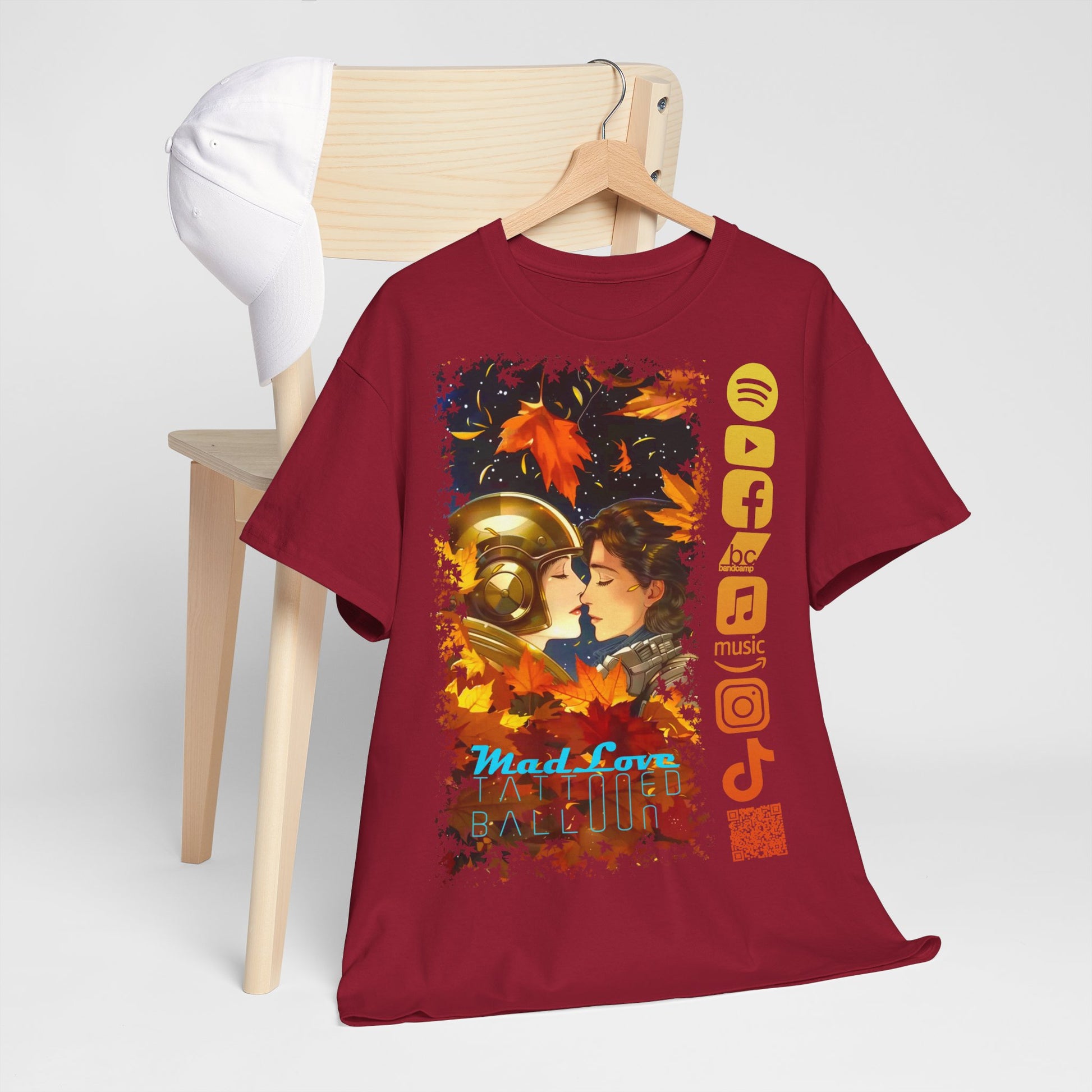 "Mad Love" Tee, by Tattooed Balloon, Fall Vibes,  Social Media Tee, Festival Apparel