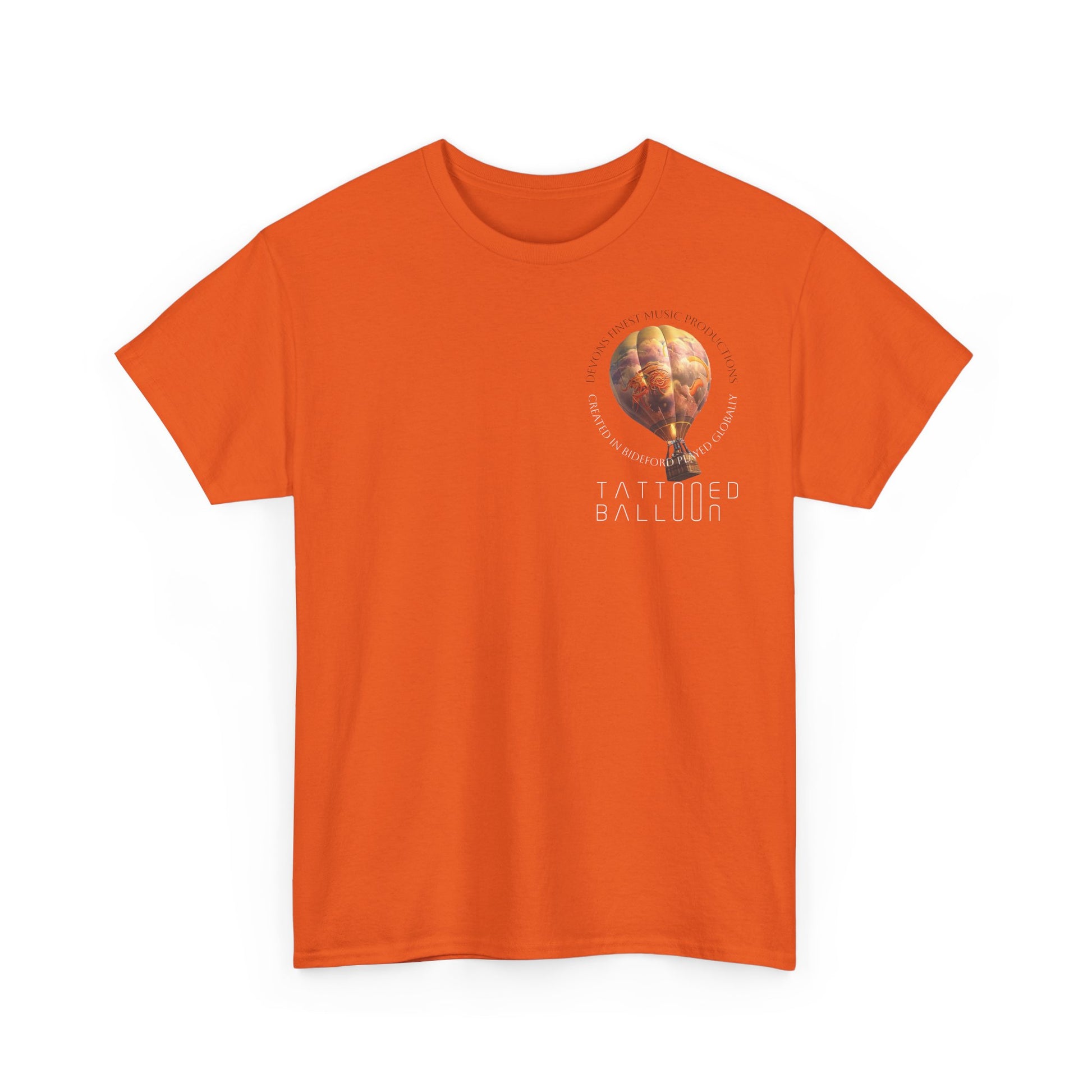 Tattooed Balloon Tee, Casual Wear, Outdoor Adventure T-Shirt, Festival Apparel, Summer Vibes Clothing, Unique Gift Idea