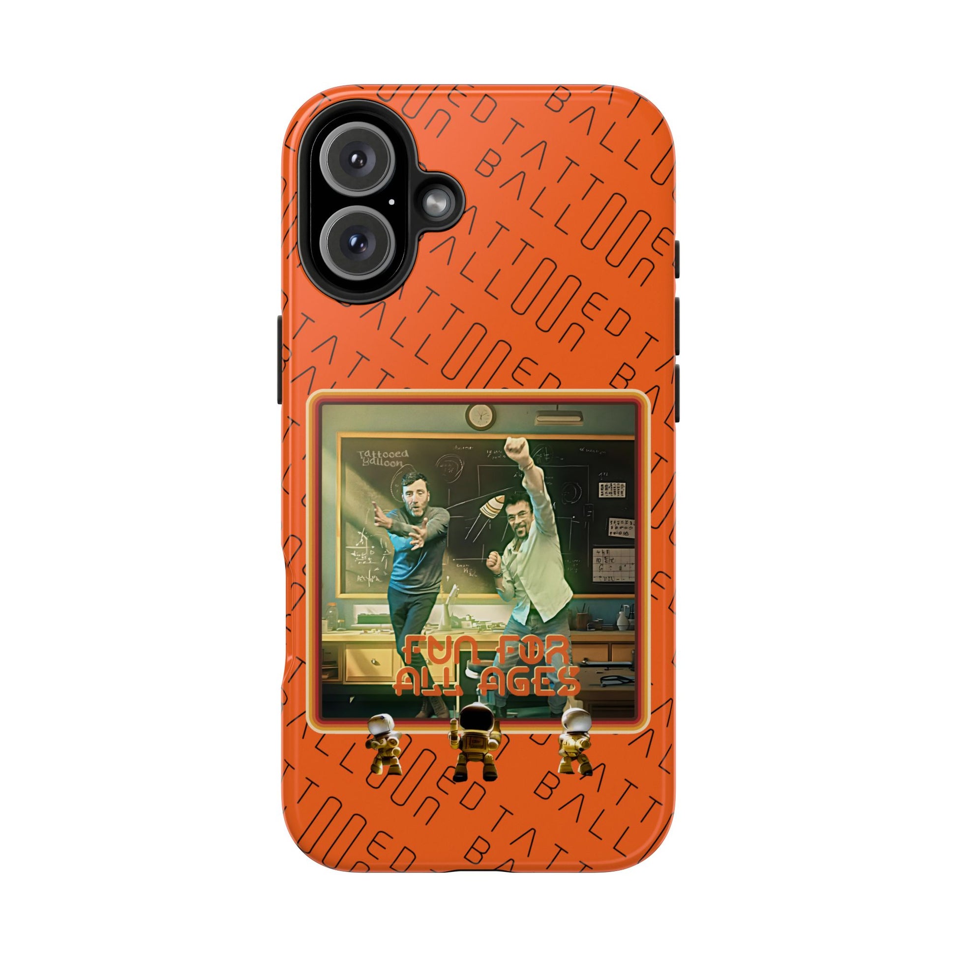 Hypersonic By Tattooed Balloon Now in the Palm of you hand!, Unique Phone Cover Orange