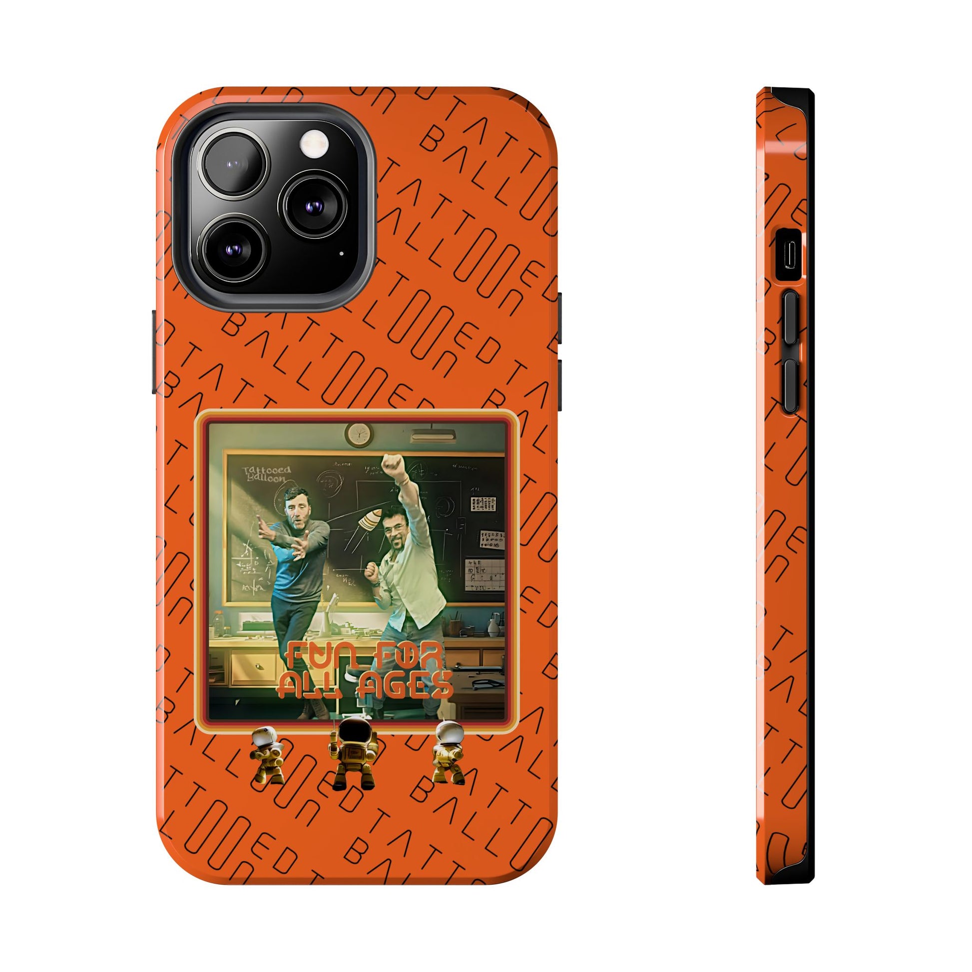 Hypersonic By Tattooed Balloon Now in the Palm of you hand!, Unique Phone Cover Orange