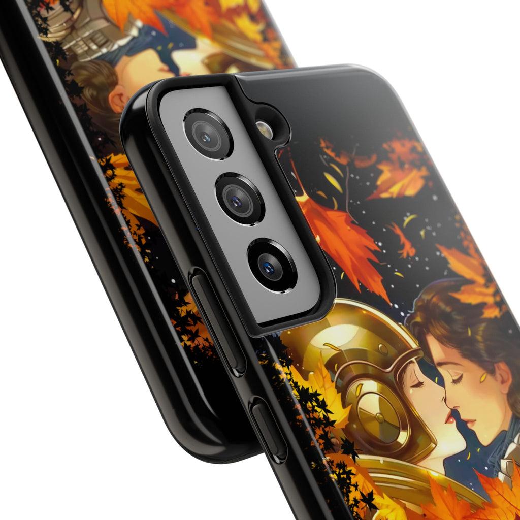 Tattooed Balloon, Unique Phone Covers, Mad Love Design, Autumn Vibes, Romantic Quotes Tough Phone Cases for Her | Fall Accessories, Couple Gifts,