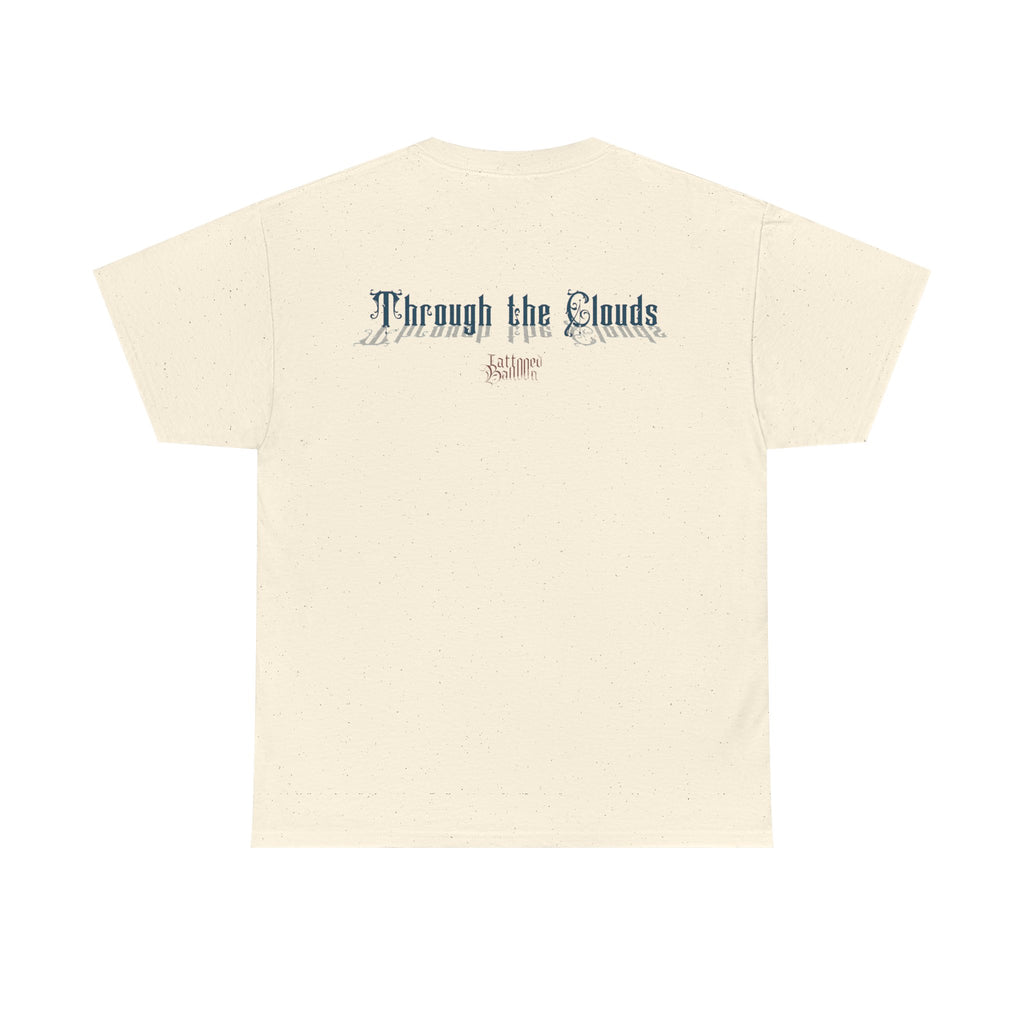 "Through The Clouds" Album Tee by Tattooed Balloon, Festival Apparel