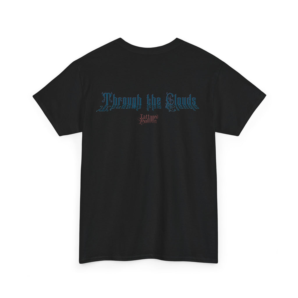 "Through The Clouds" Album Tee by Tattooed Balloon, Festival Apparel