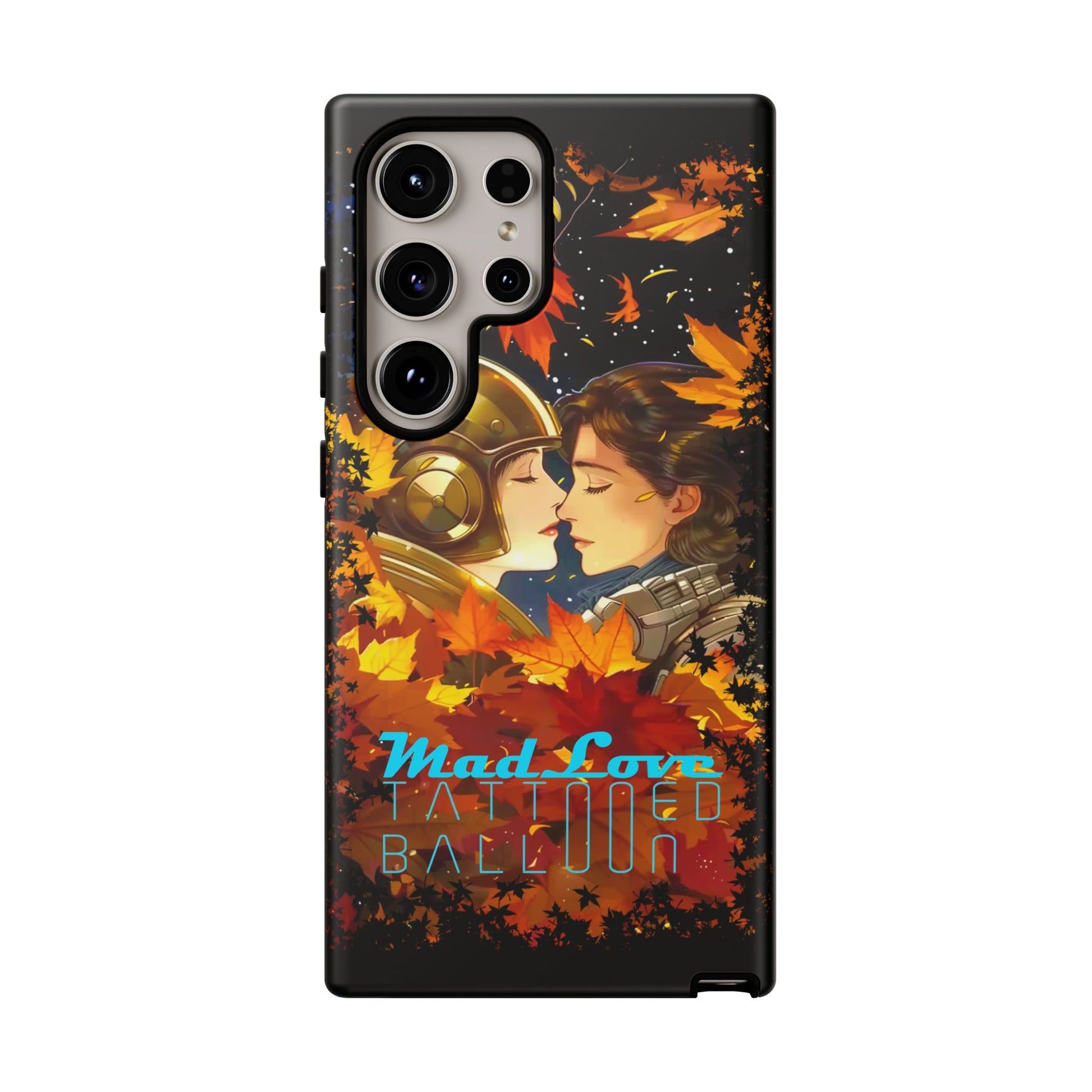 "Mad Love" Phone Case, Fall Themed Phone Accessory, Cute Couple Protector, Seasonal Tech Accessories, Gift for Him or Her