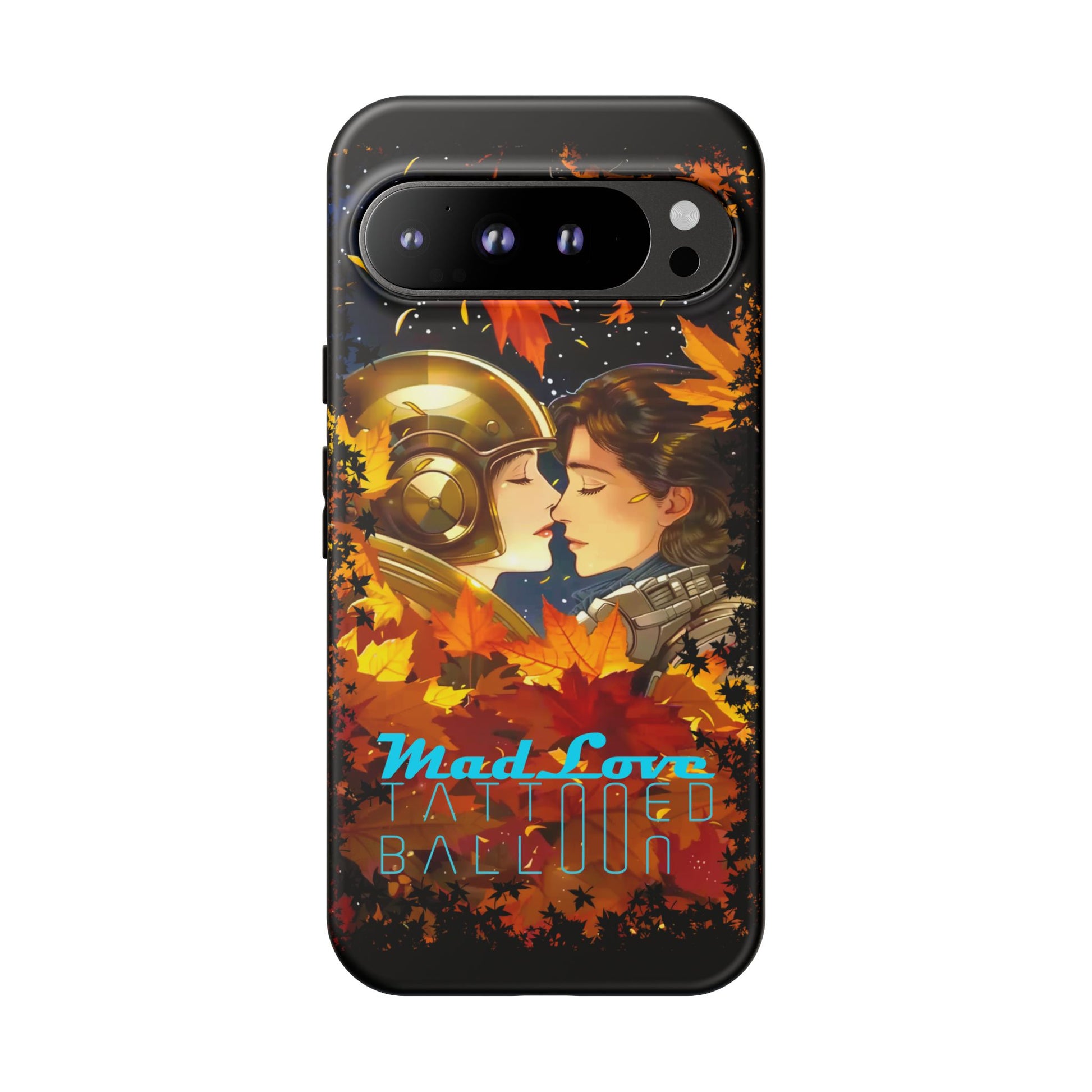 "Mad Love" Phone Case, Fall Themed Phone Accessory, Cute Couple Protector, Seasonal Tech Accessories, Gift for Him or Her