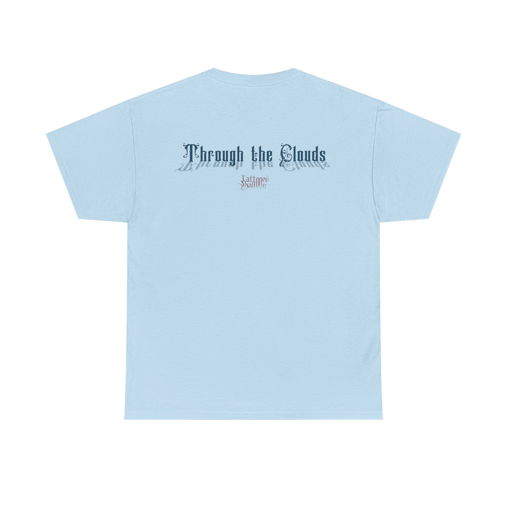 "Through The Clouds" Album Tee by Tattooed Balloon, Festival Apparel